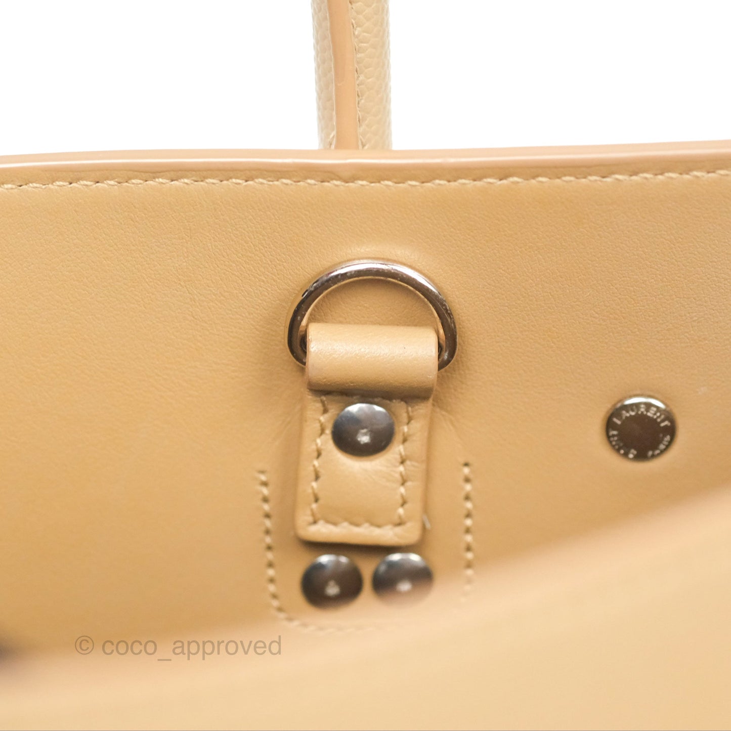 Saint Laurent Baby Classic Sac De Jour Calfskin Beige Silver Hardware