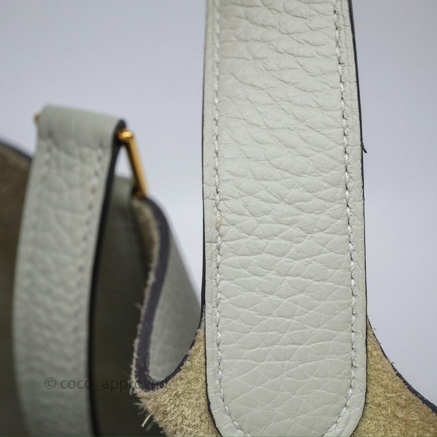 Hermès Picotin Lock 18 Gris Névé 0V Clemence Gold Hardware
