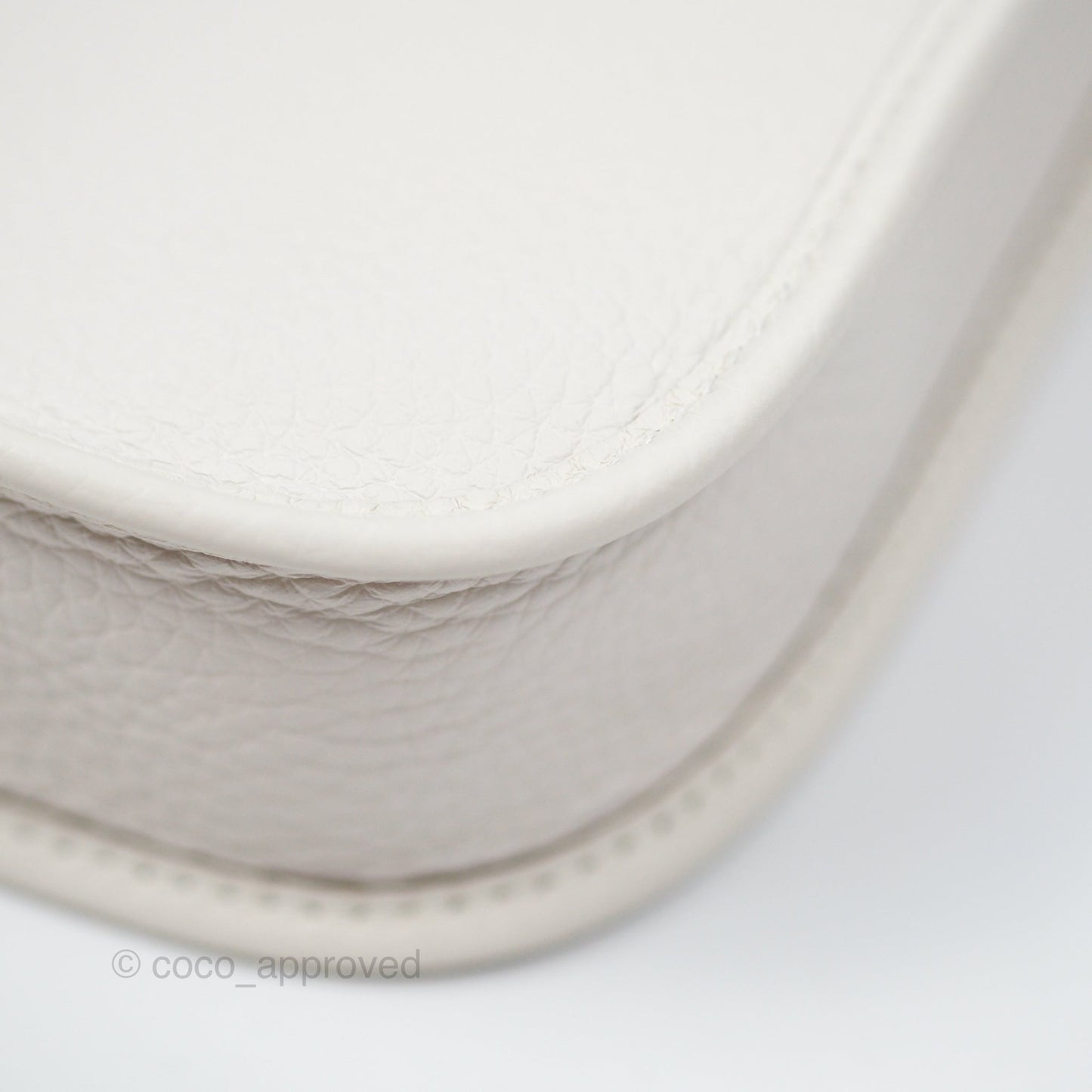 Hermès Mini Evelyne 16 Gris Pale M4 Clemence Palladium Hardware