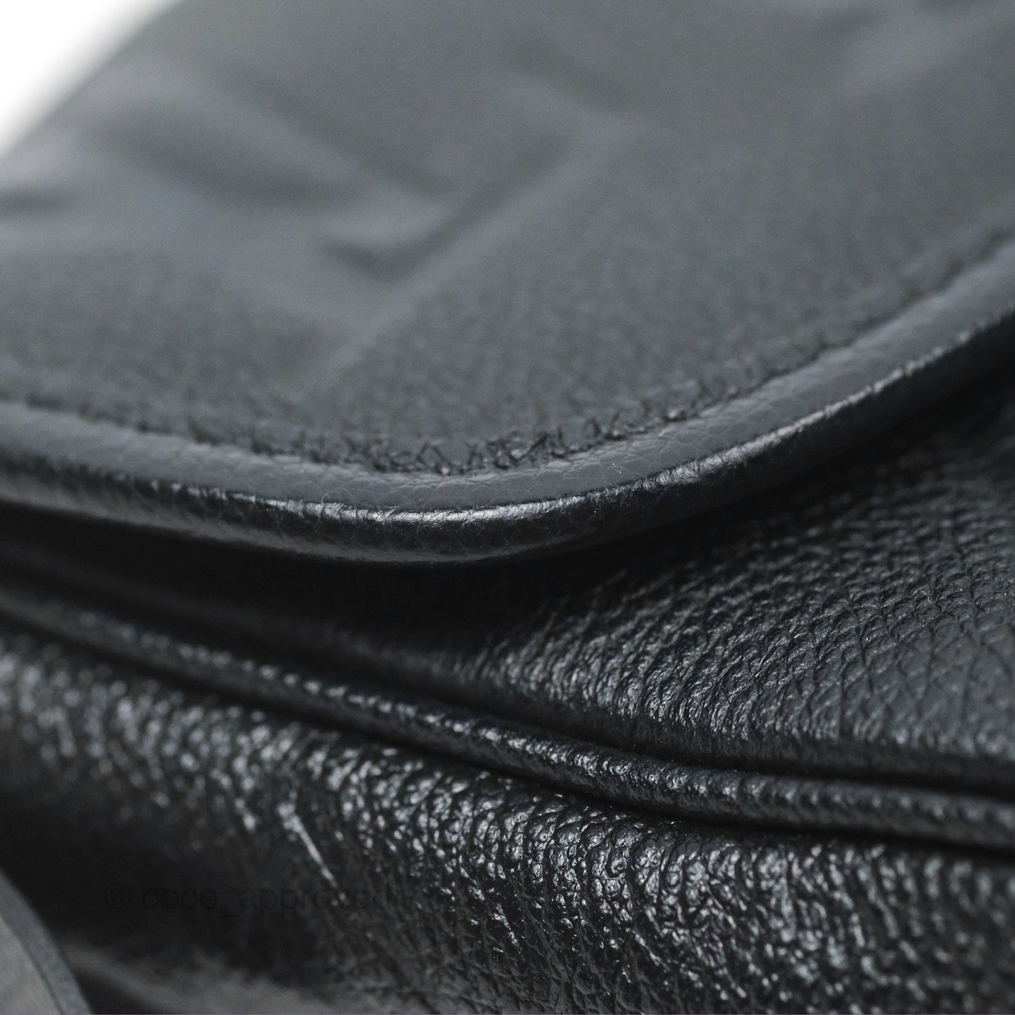 Louis Vuitton Diane Black Monogram Empreinte Leather