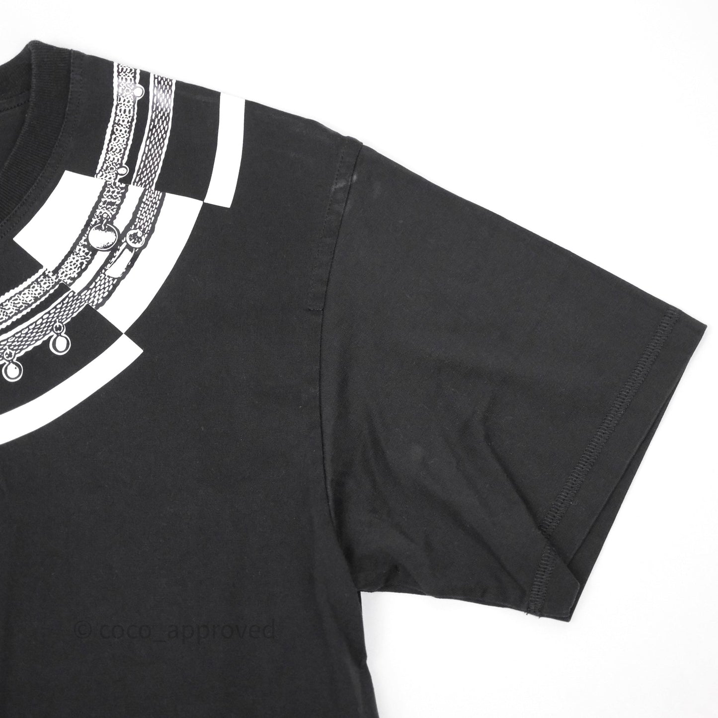 Hermès Le Tresor De Medor T-Shirt Black Size 36