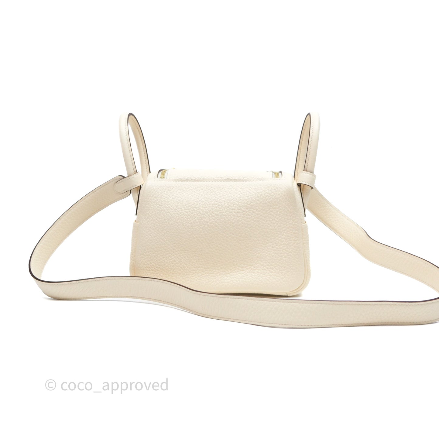 Hermès Mini Lindy 20 Nata I2 Clemence Gold Hardware