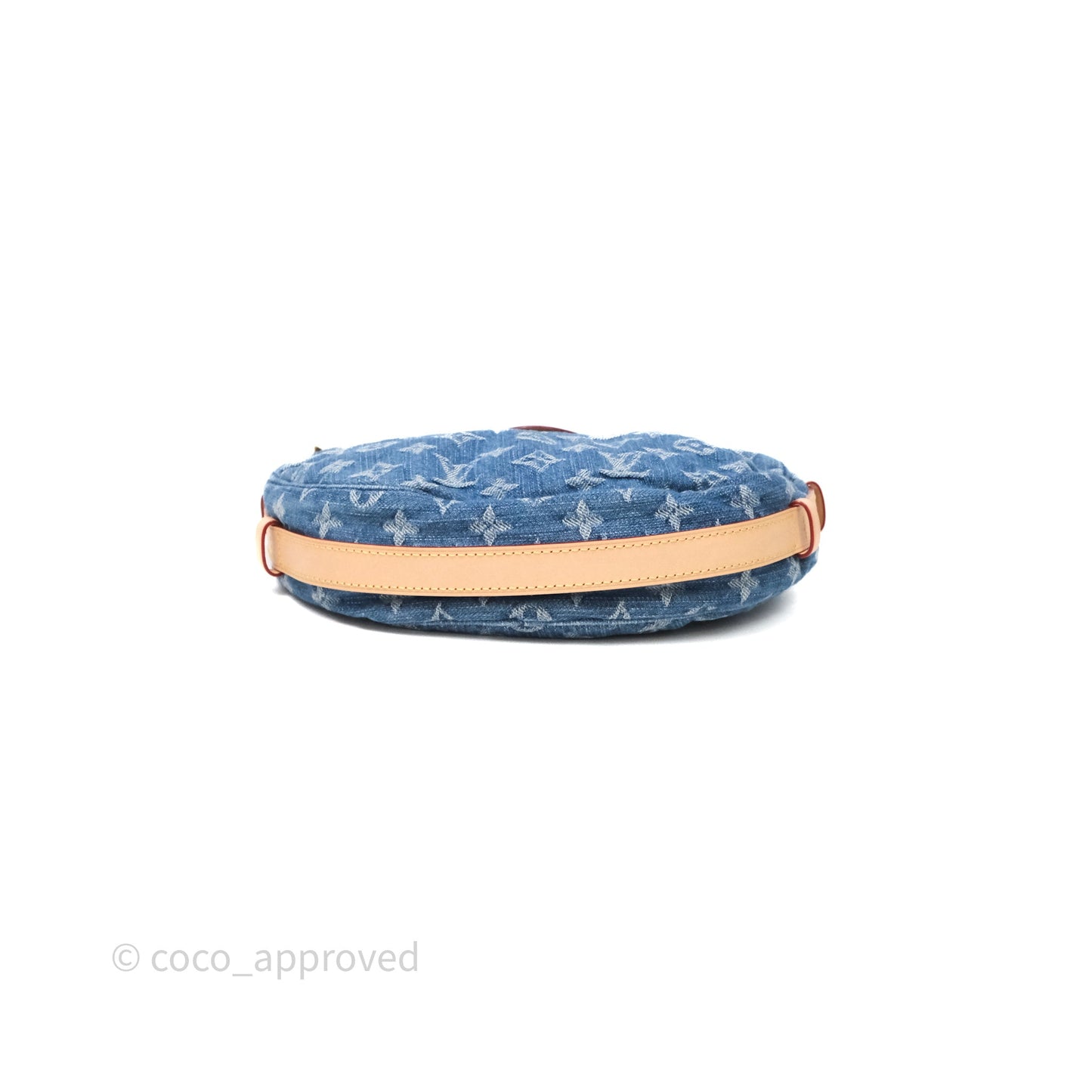 Louis Vuitton Croissant MM Denim Blue Monogram