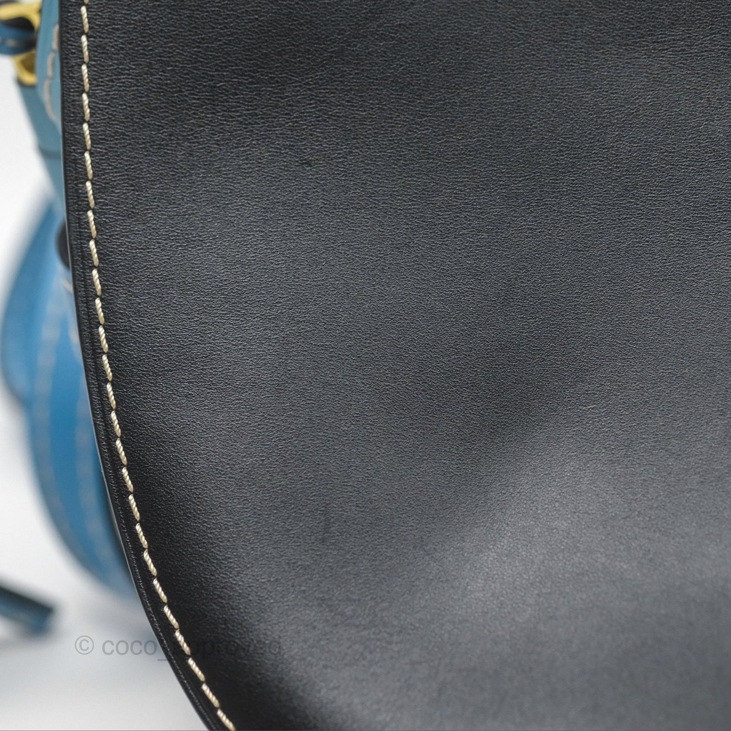 Loewe Small Gate Bag Smooth Calfskin in Black and Blue