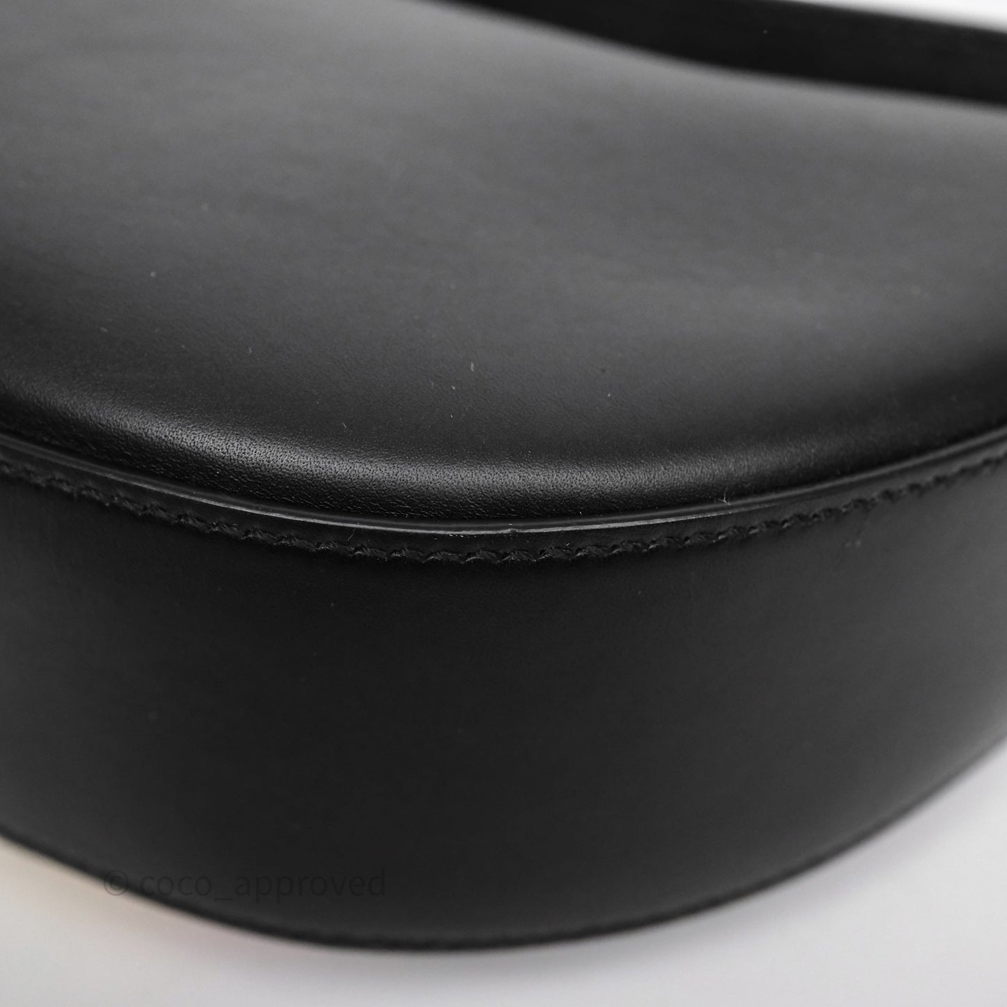 Loewe x Howls Calcifer Luna Shoulder Bag In Black Calfskin