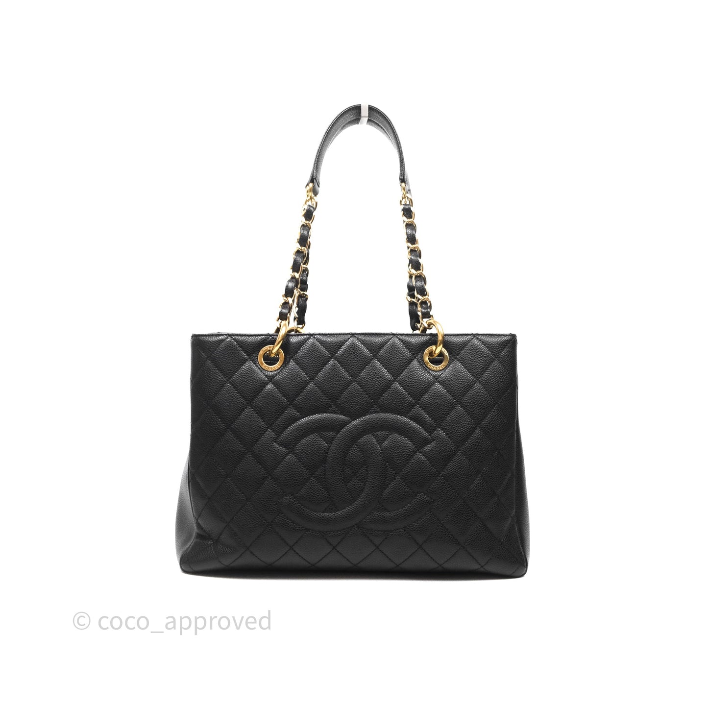 Chanel GST Black Caviar Gold Hardware