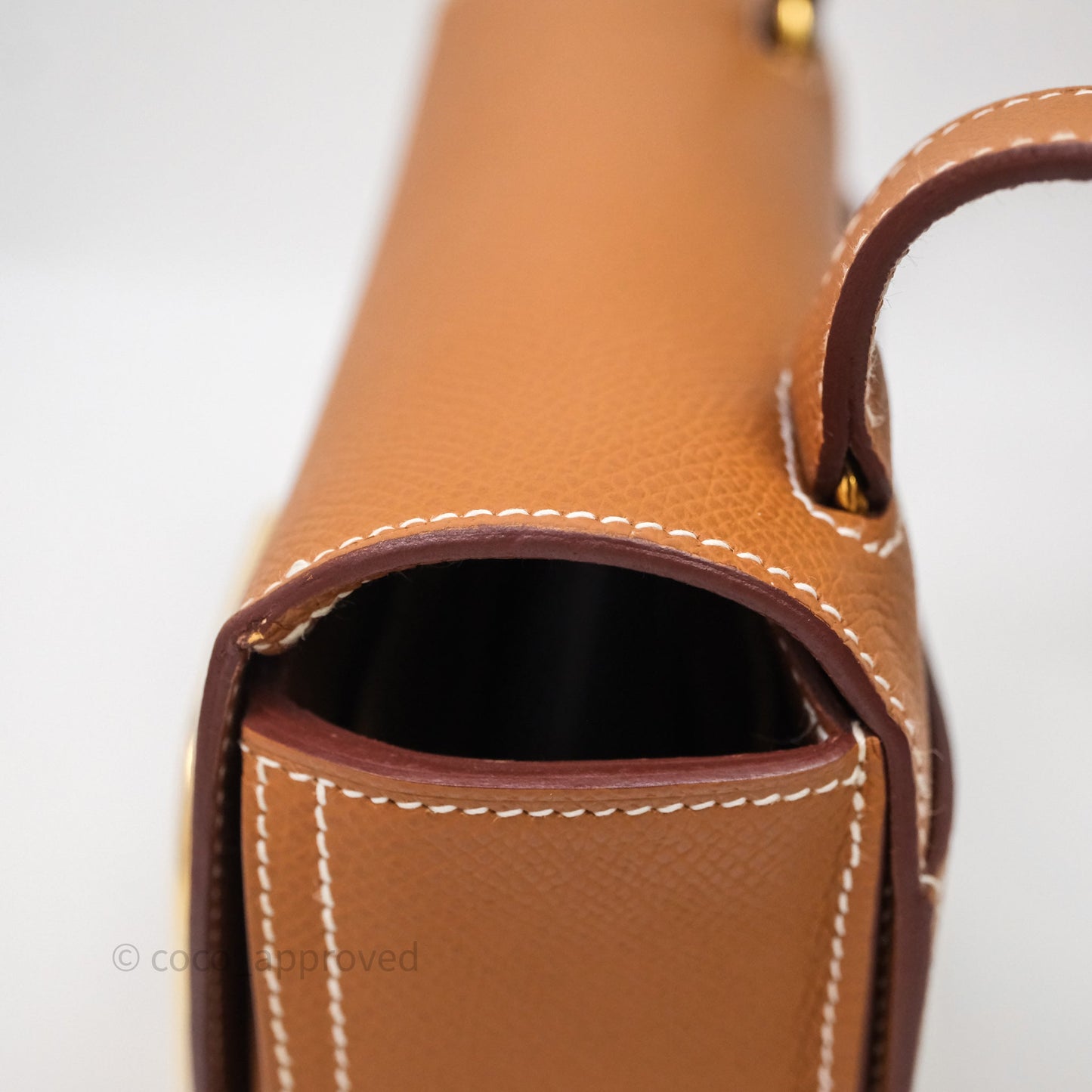 Hermès Della Cavalleria Mini Bag Gold 37 Epsom Gold Hardware