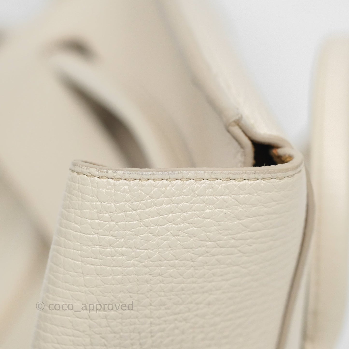 Bottega Veneta Small Arco Plaster Grainy Calfskin