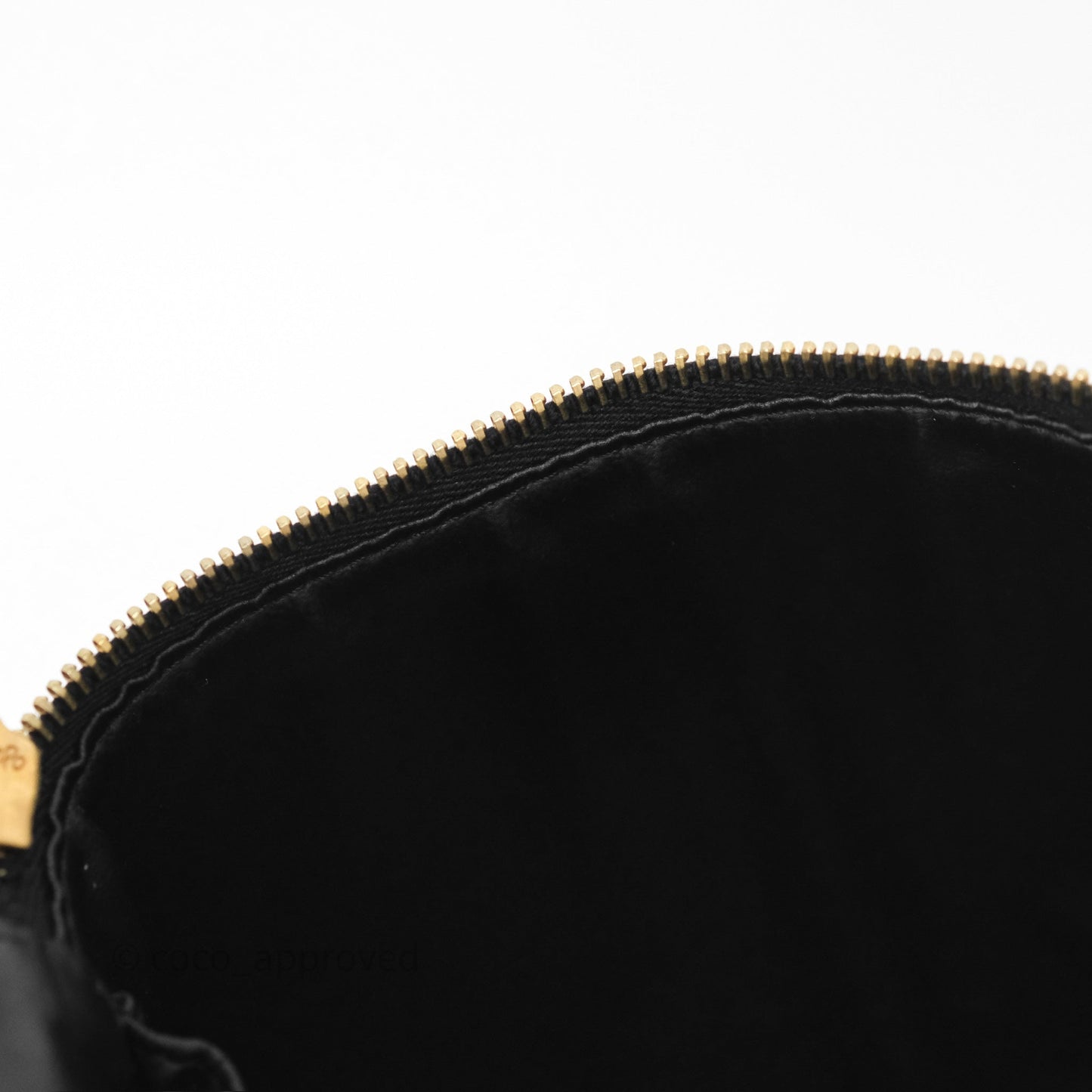 Chanel Vintage Vanity Case Black Caviar Gold Hardware