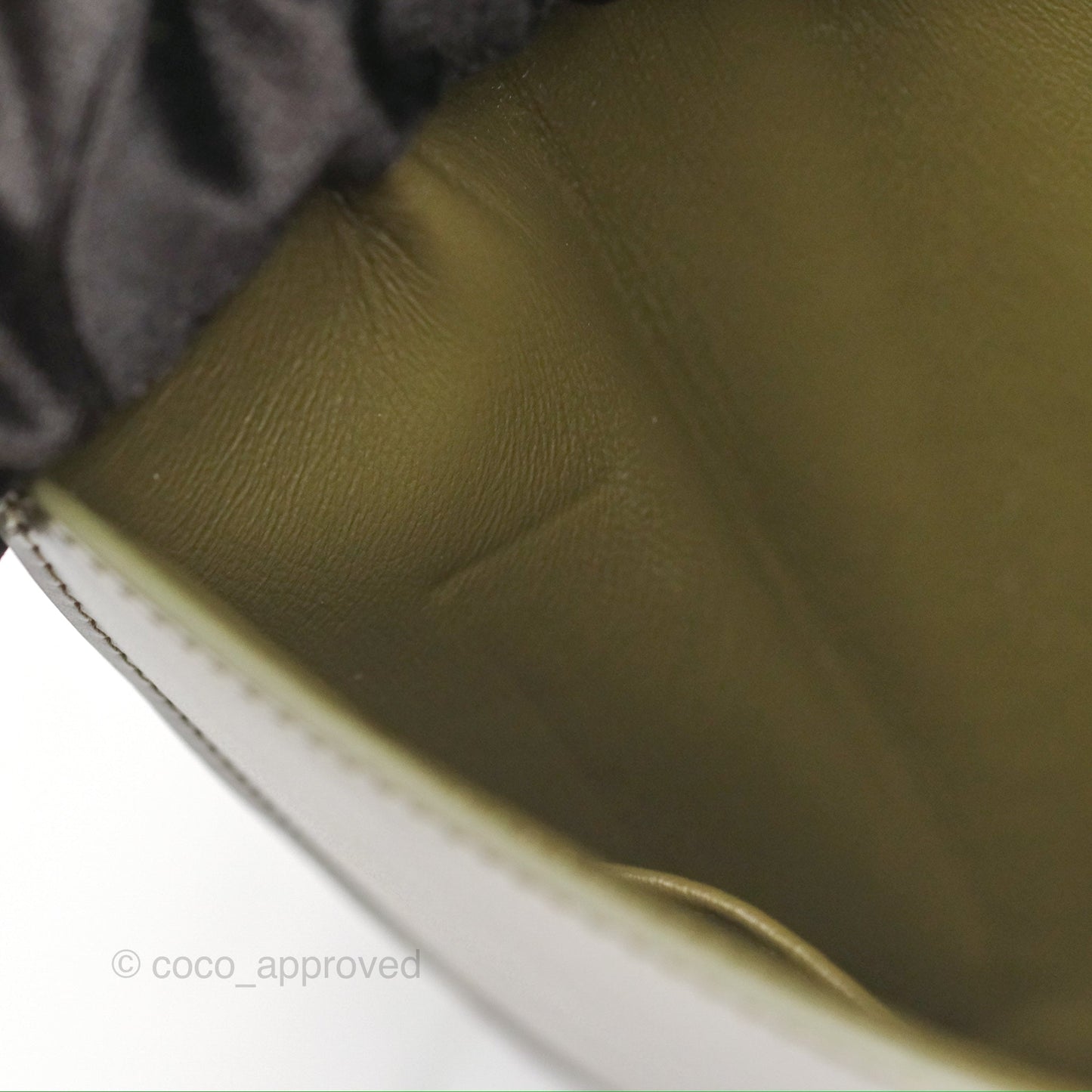 Celine Medium Classic Box Flap Dark Olive Green Box Calfskin Gold Hardware