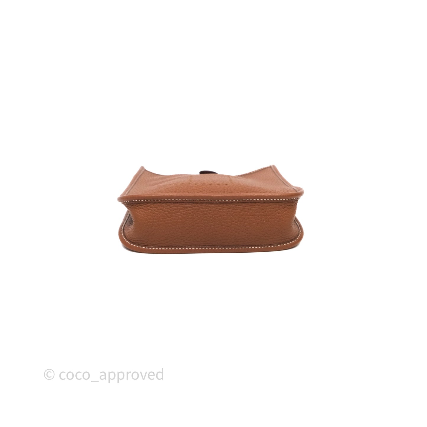 Hermès Mini Evelyne 16 Gold Clemence Gold Hardware