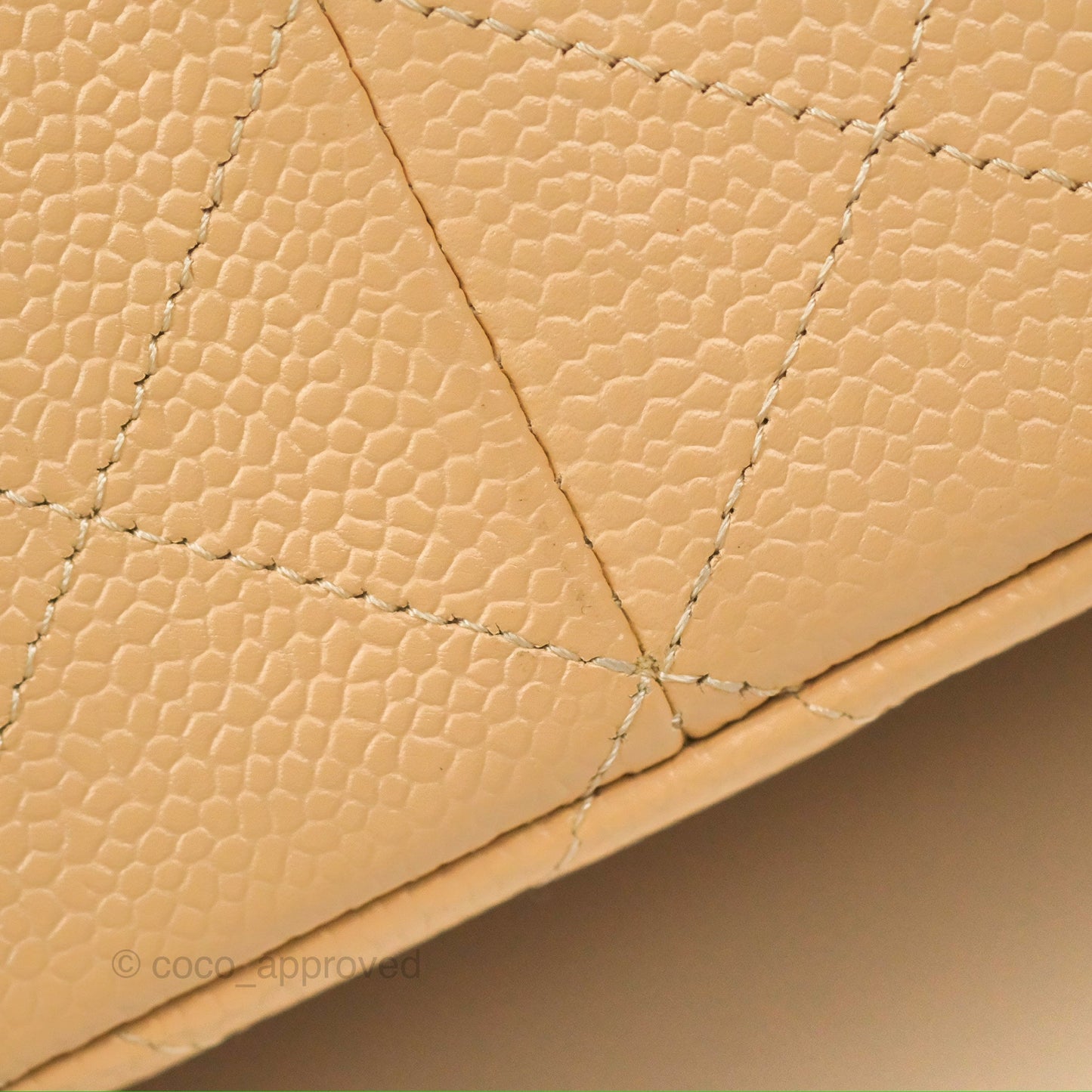 Chanel Jumbo Double Flap Beige Caviar Gold Hardware⁣⁣