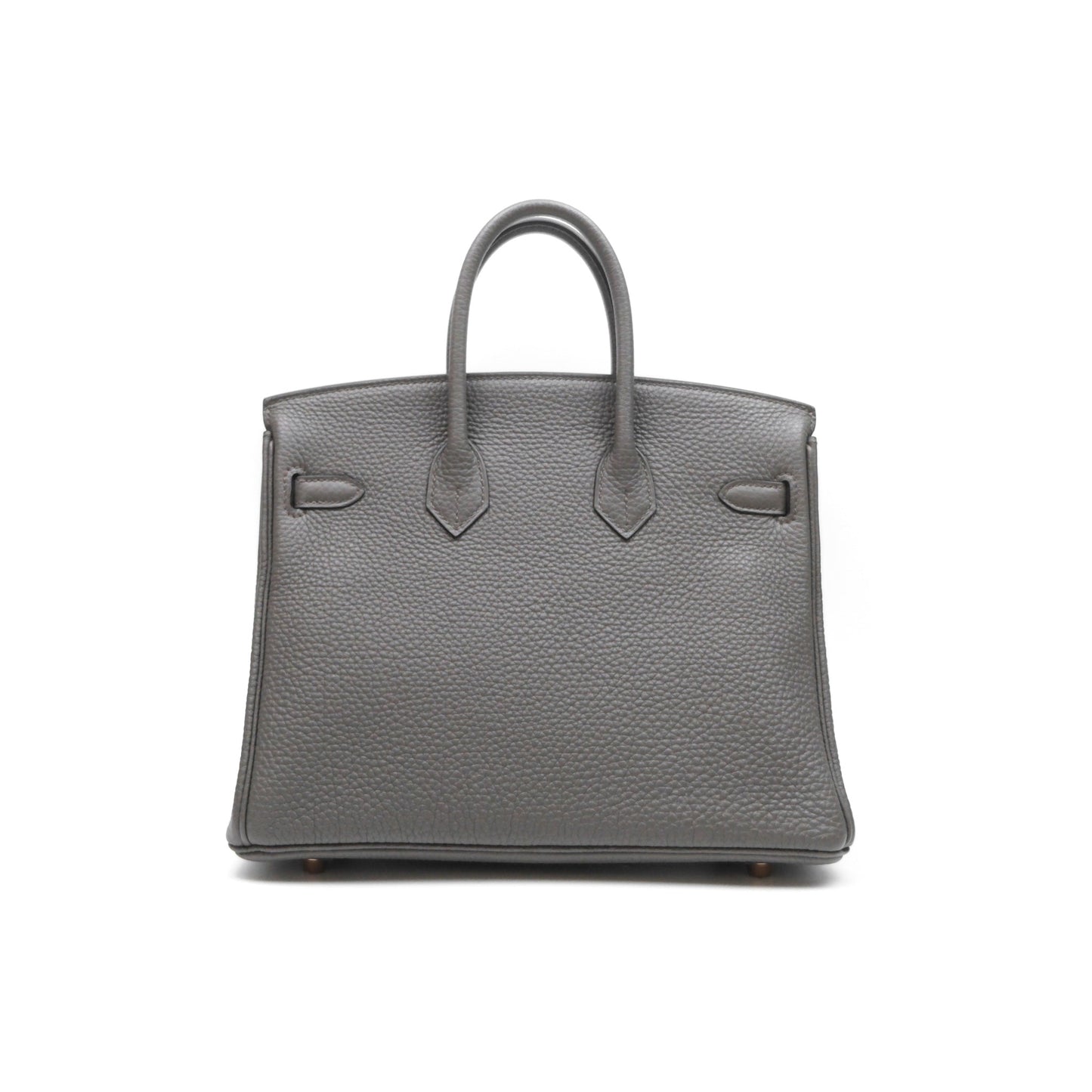 Hermès Birkin 25 Retourne Etain 8F Togo Rose Gold Hardware