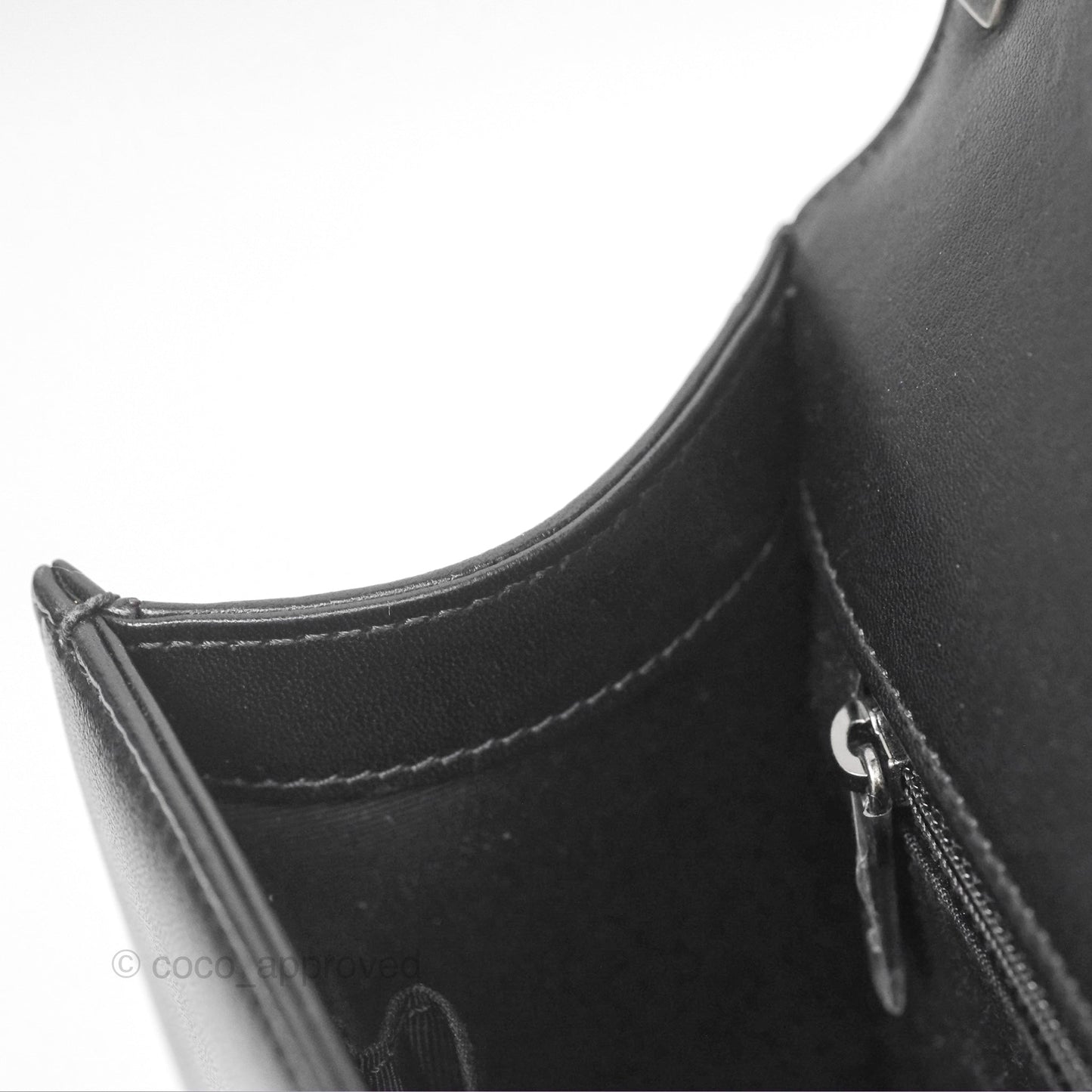 Chanel Quilted New Medium Boy Black Lambskin Ruthenium Hardware