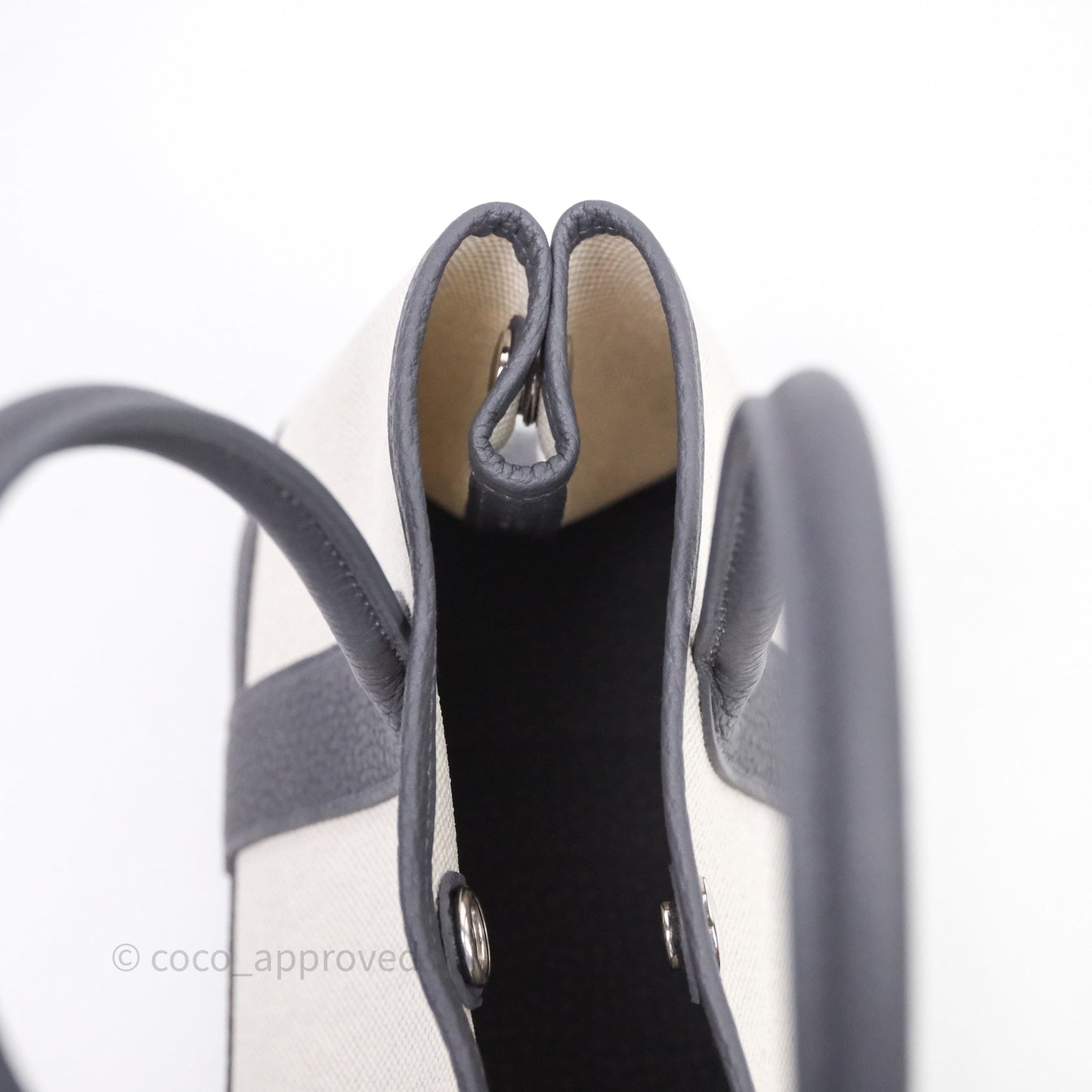 Hermes Mini Garden Party Bleu Glacier/ Ardoise Palladium Hardware