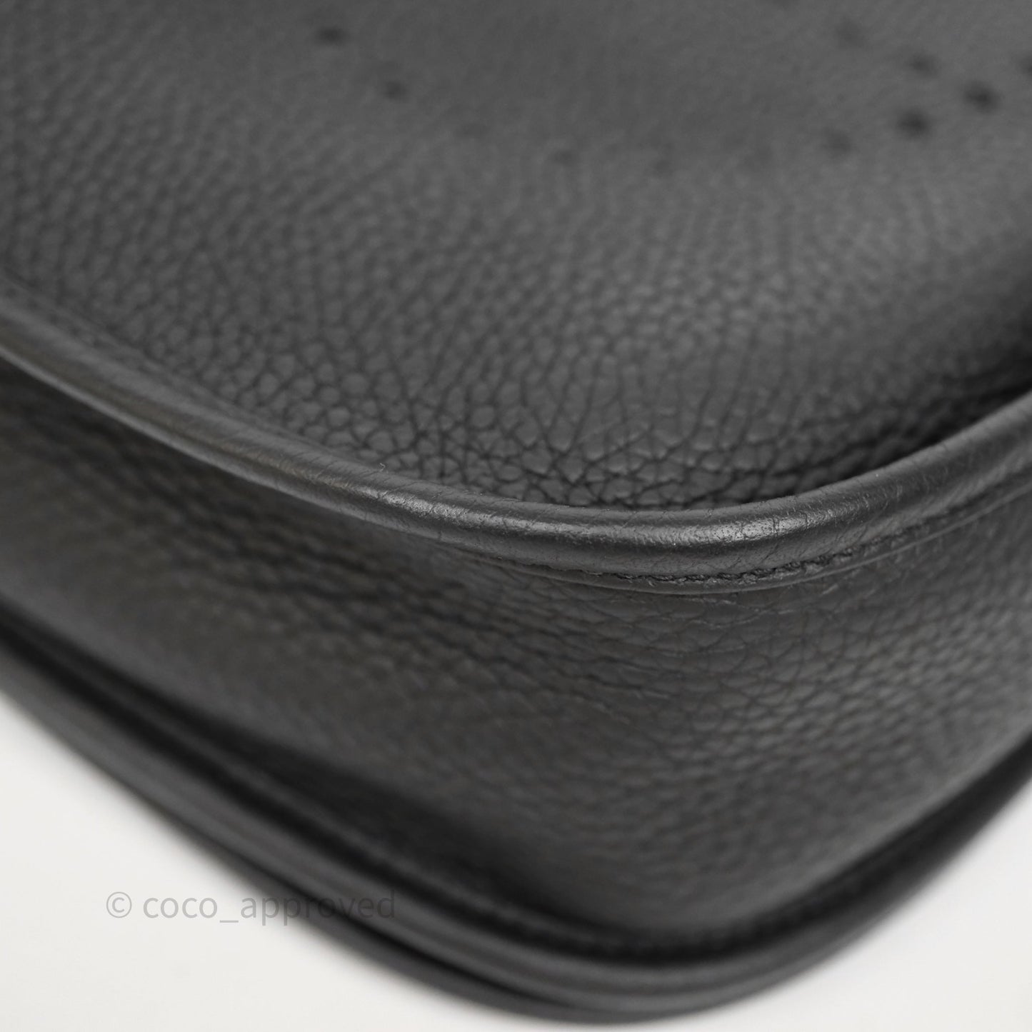 Hermes Evelyne III 29 Black Clemence Gold Hardware