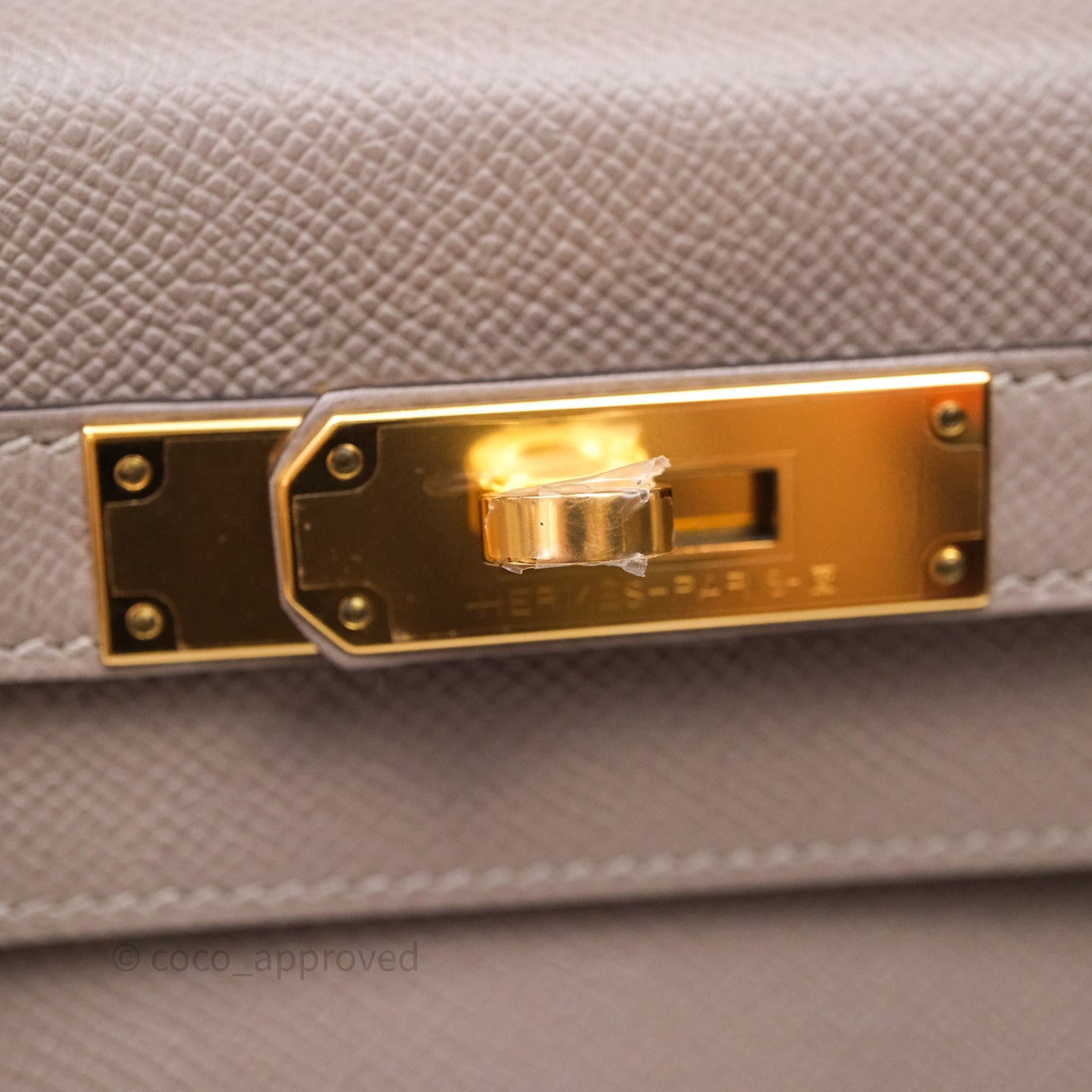 Hermes Kelly 28 Gris Asphalte Epsom Gold Hardware