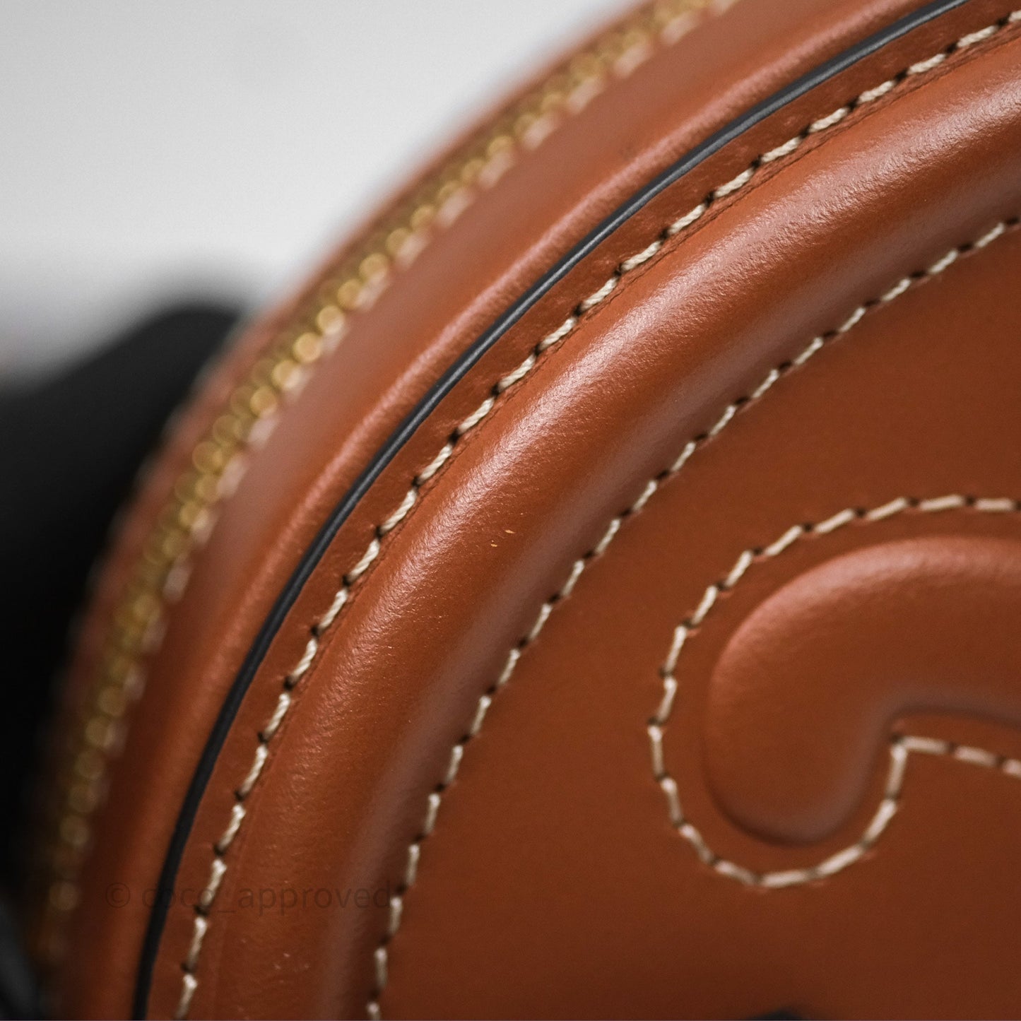 Celine Mini Oval Bag Cuir Triomphe Tan Calfskin