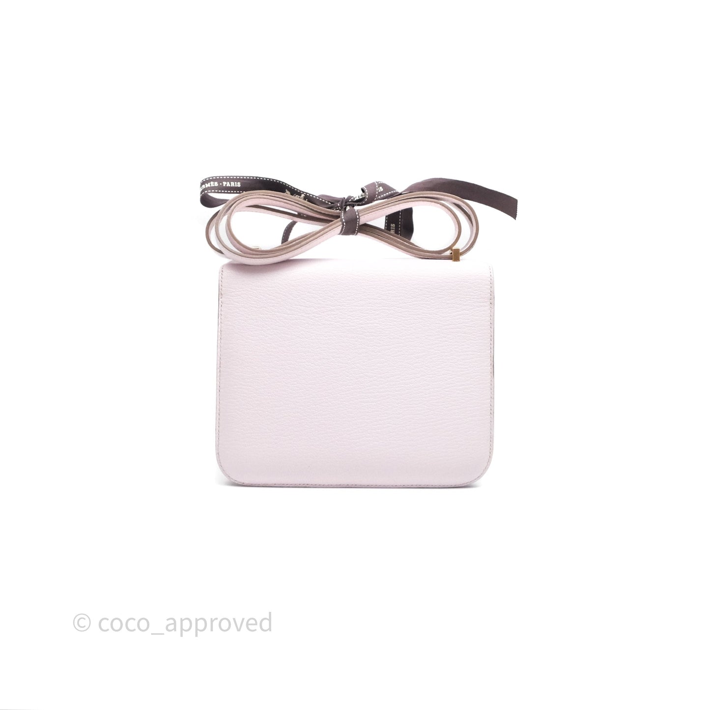 Hermès Constance Mini 18cm Mauve Pale Chevre Mysore Rose Gold Hardware