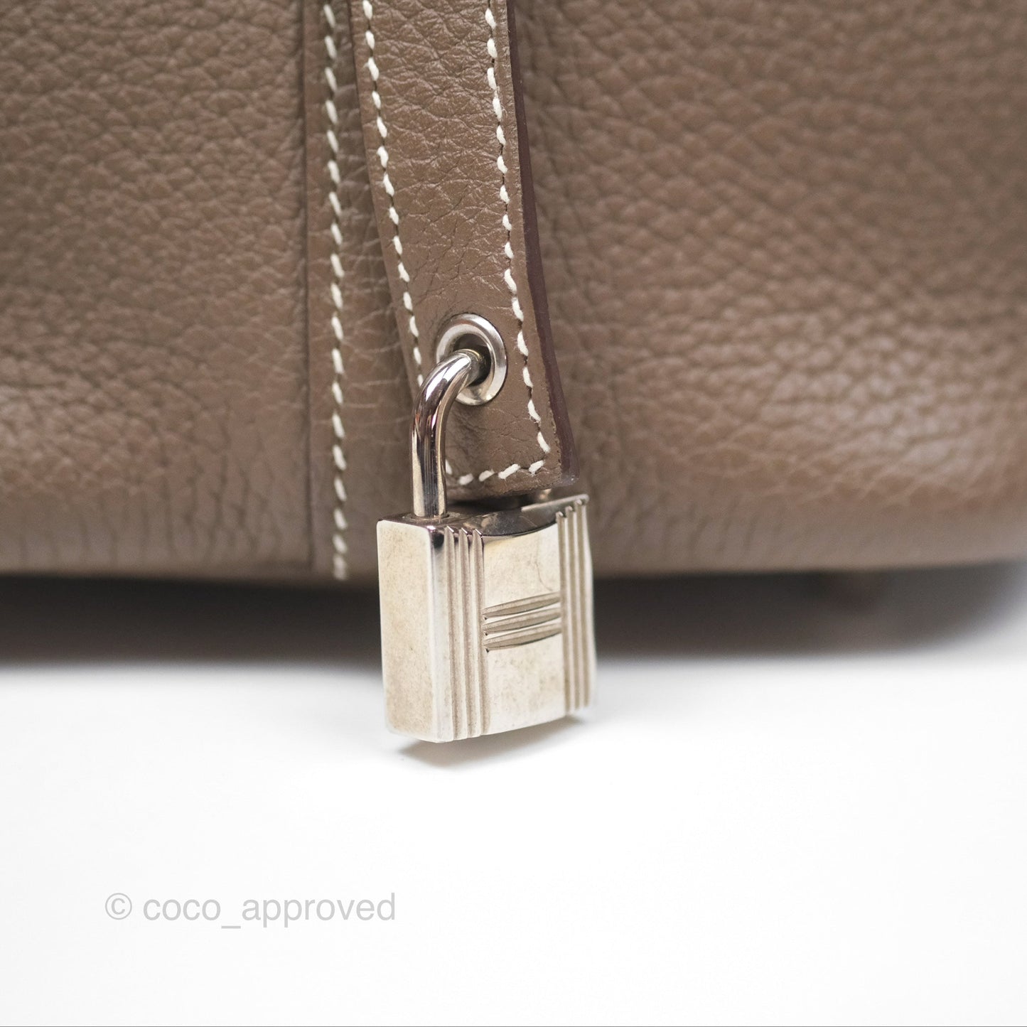 Hermès Picotin Lock 18 Etoupe 18 Clemence Palladium Hardware