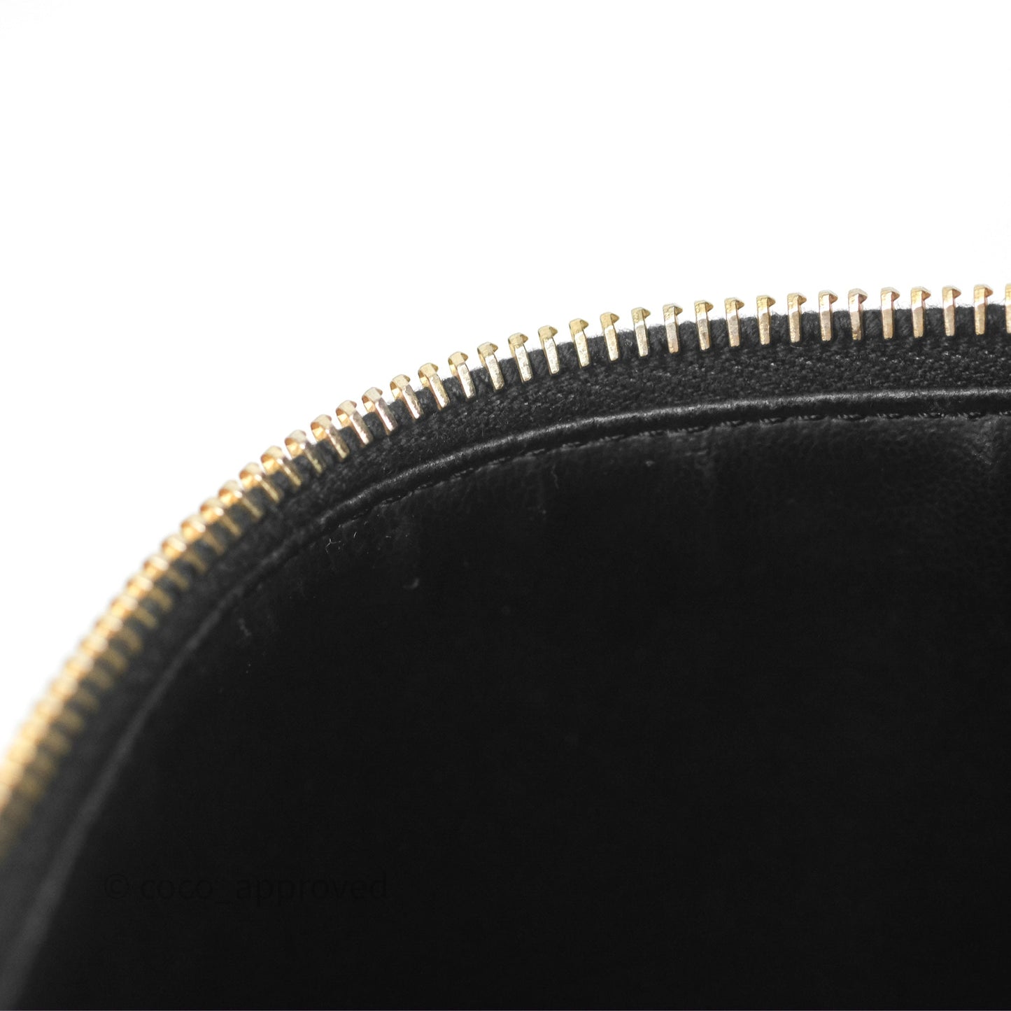 Chanel Vintage Vanity Case Black Caviar Gold Hardware