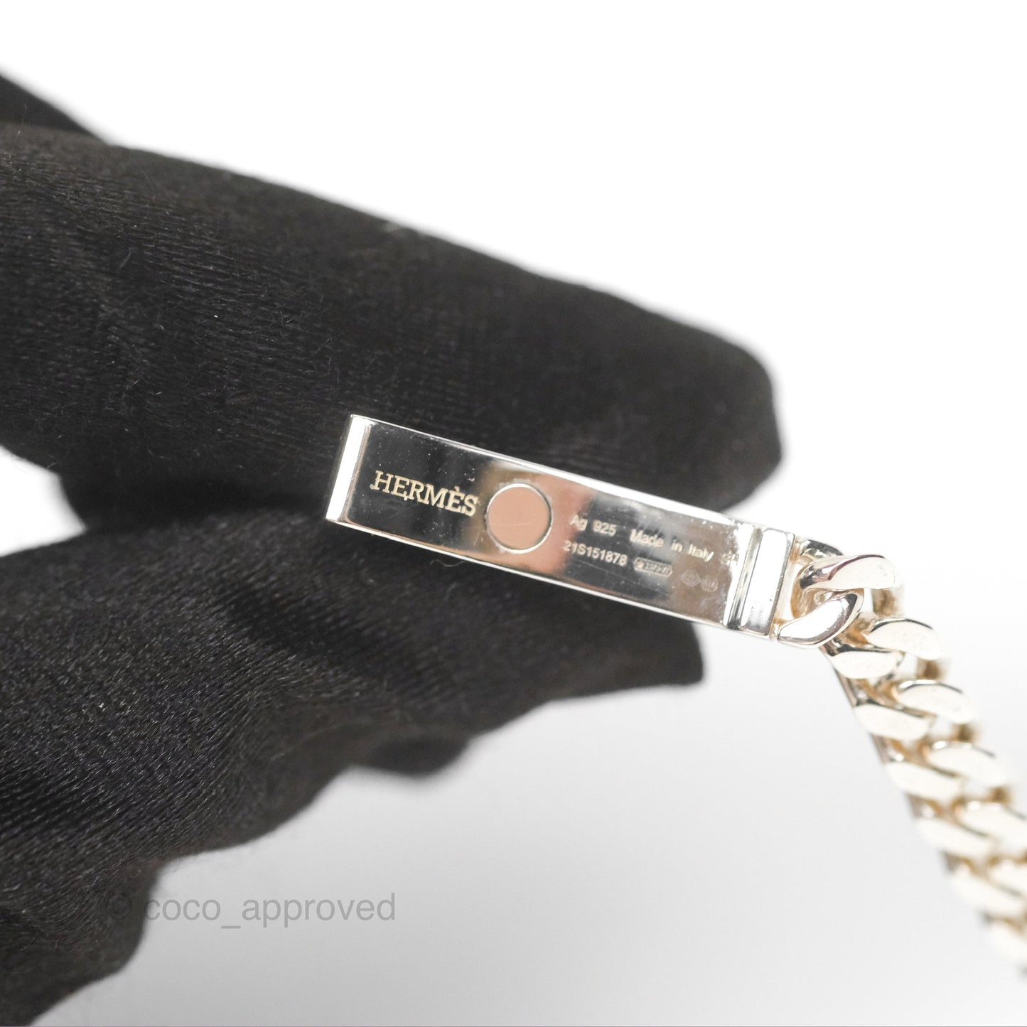 Hermès Bracelet Kelly Gourmette XS Sterling Silver