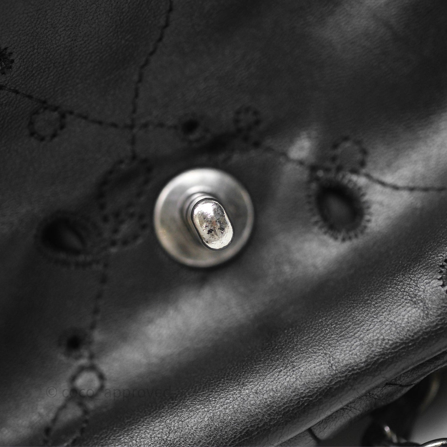 Chanel Embroidered Butterfly Flap Black Lambskin Ruthenium Hardware