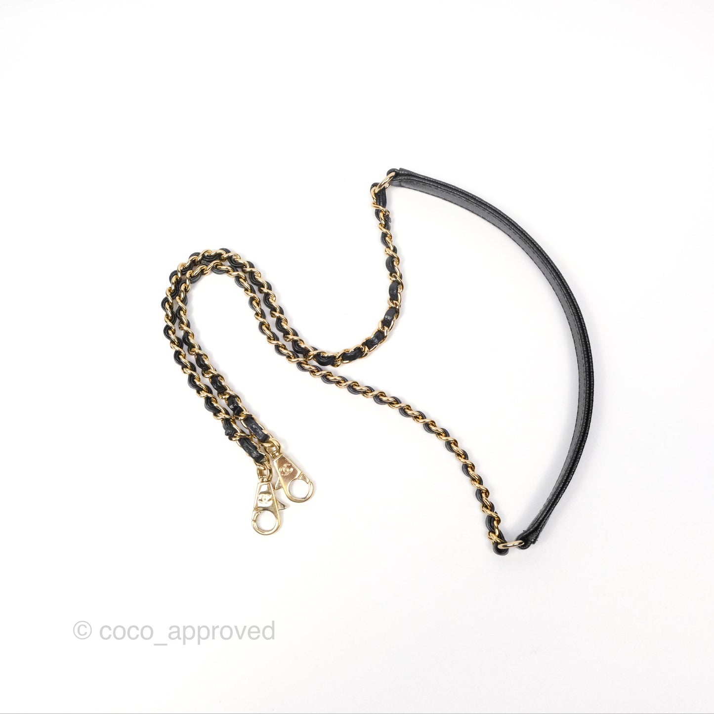 Chanel Small Coco Handle Chevron Black Caviar Gold Hardware