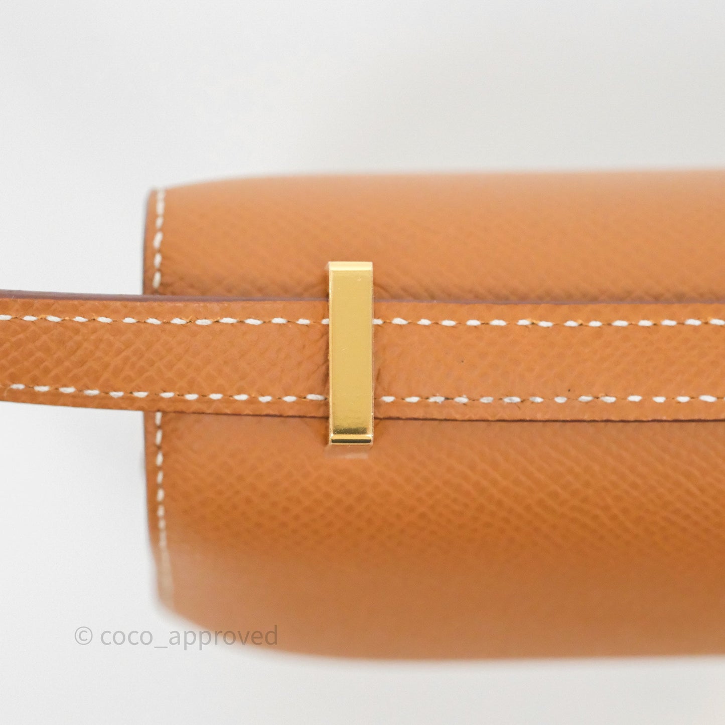 Hermès Constance Elan Gold 37 Epsom Gold Hardware