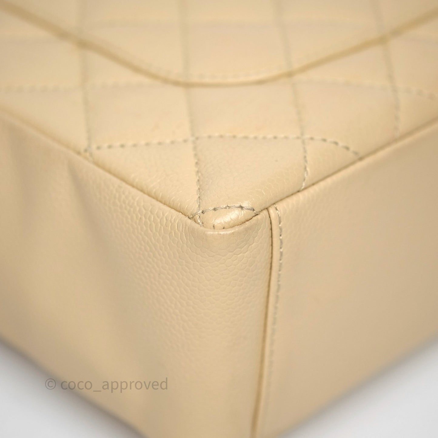 Chanel PST Tote Beige Caviar Gold Hardware