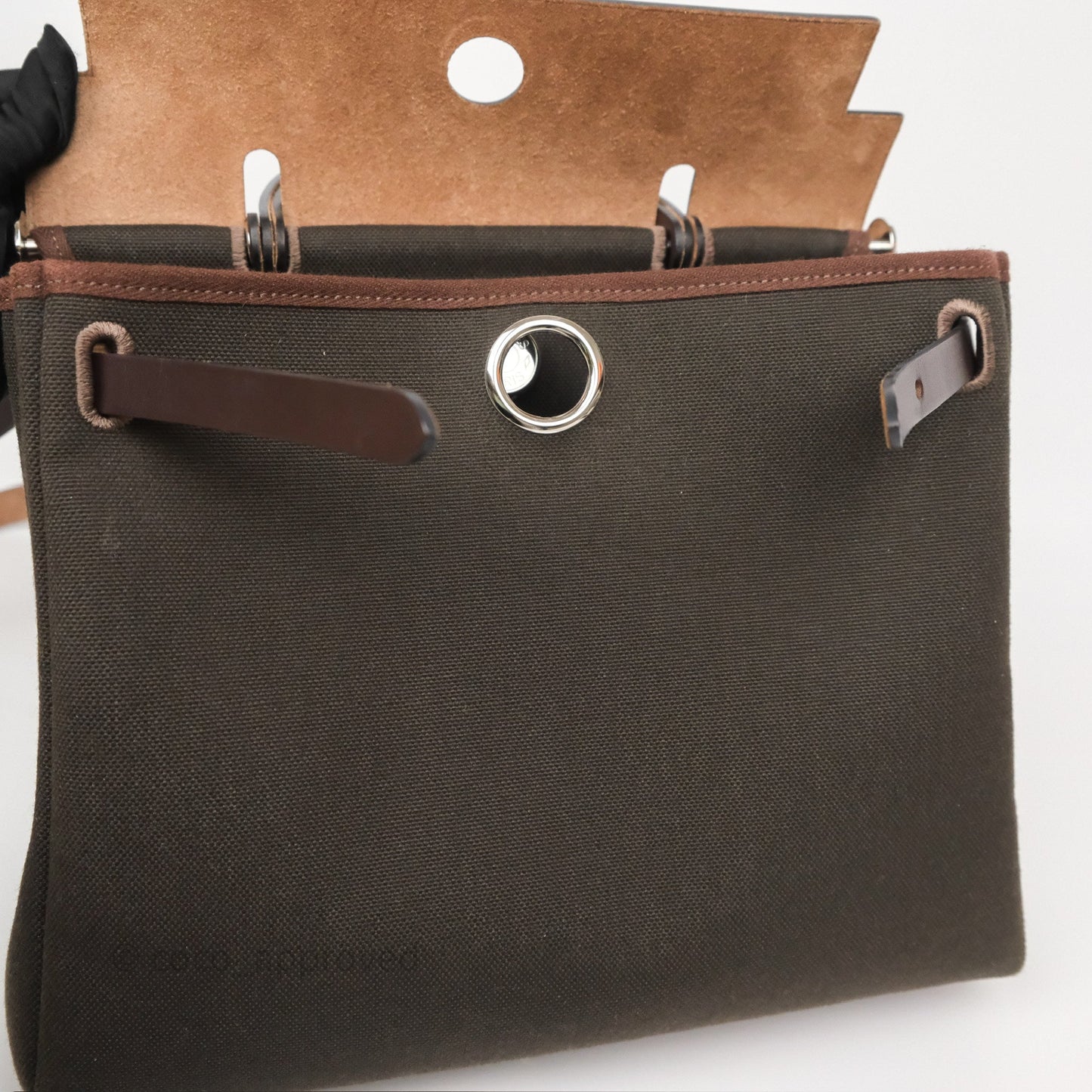 Hermès Herbag Zip 31 Retourne Dark Bronze Ebene Palladium Hardware