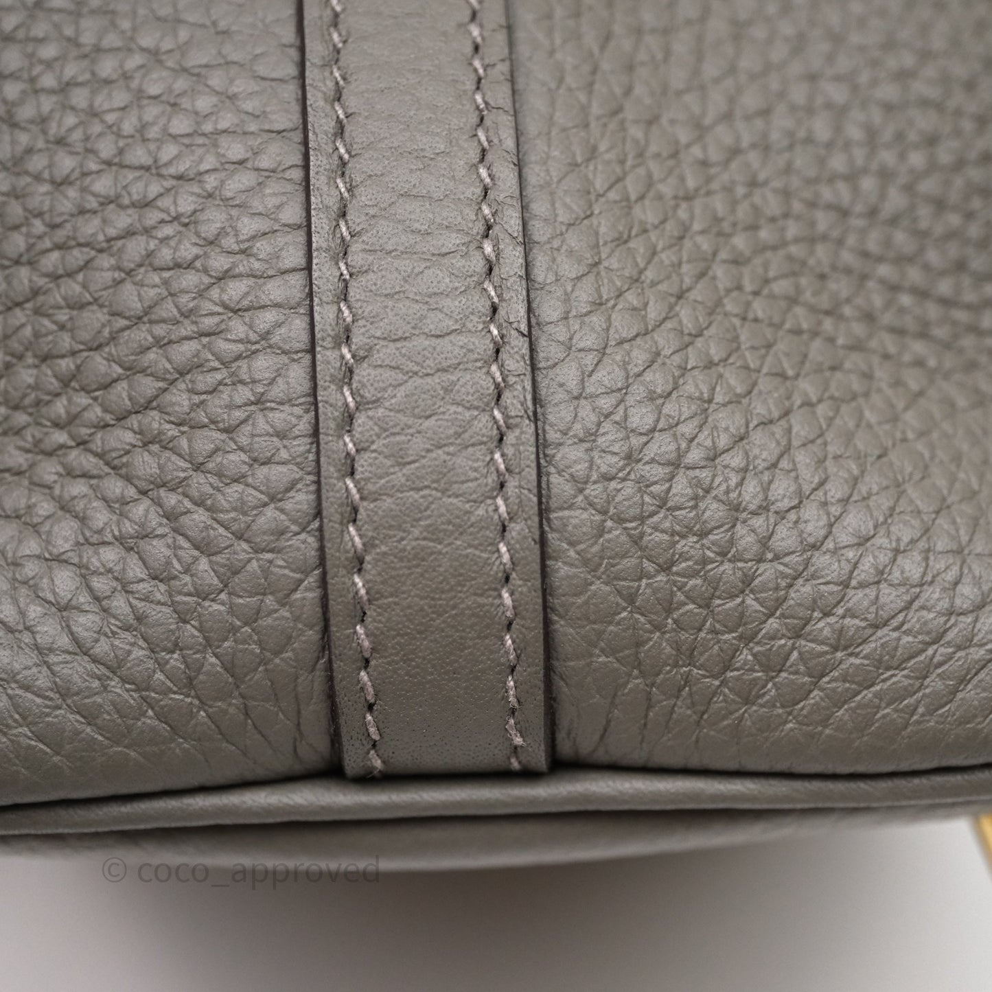Hermès Picotin 18 Gris Meyer 0L Clemence Gold Hardware
