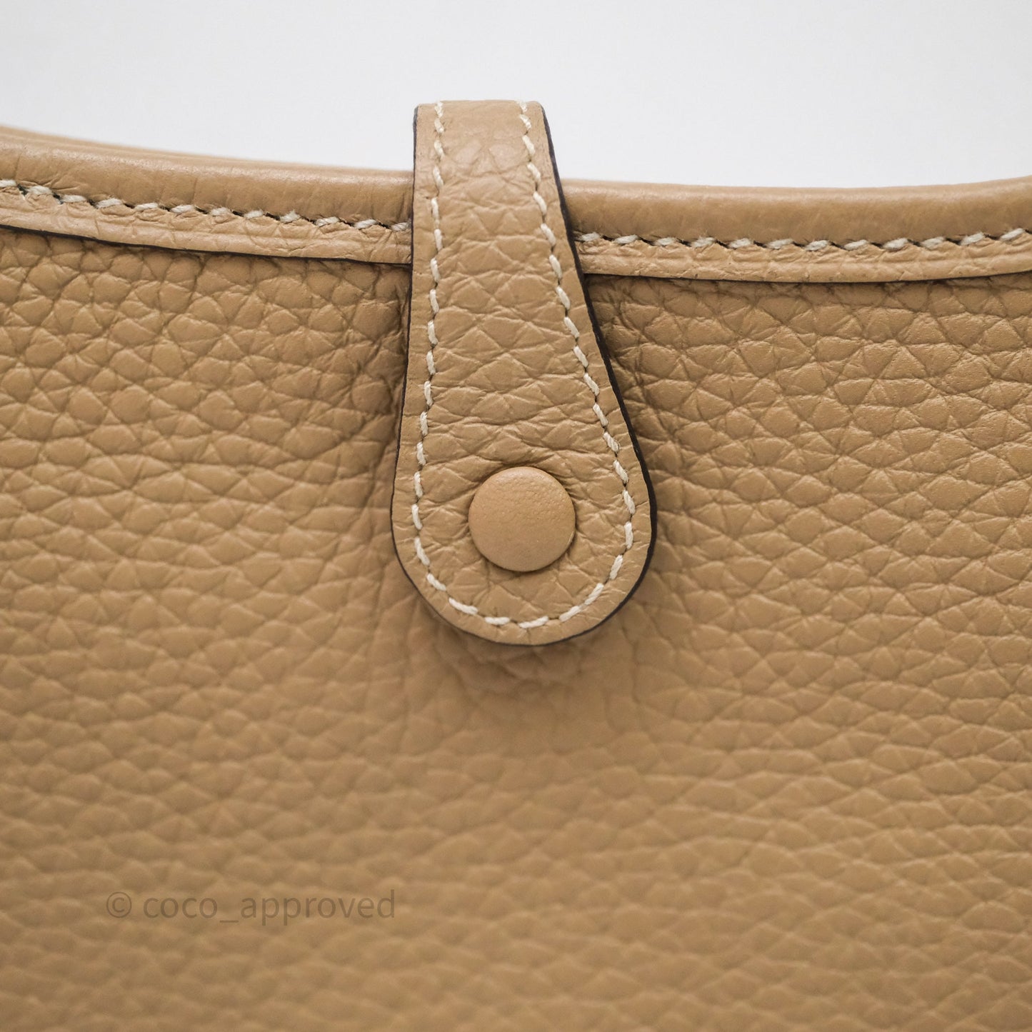 Hermès Mini Evelyne 16 Trench S2 Clemence Gold Hardware