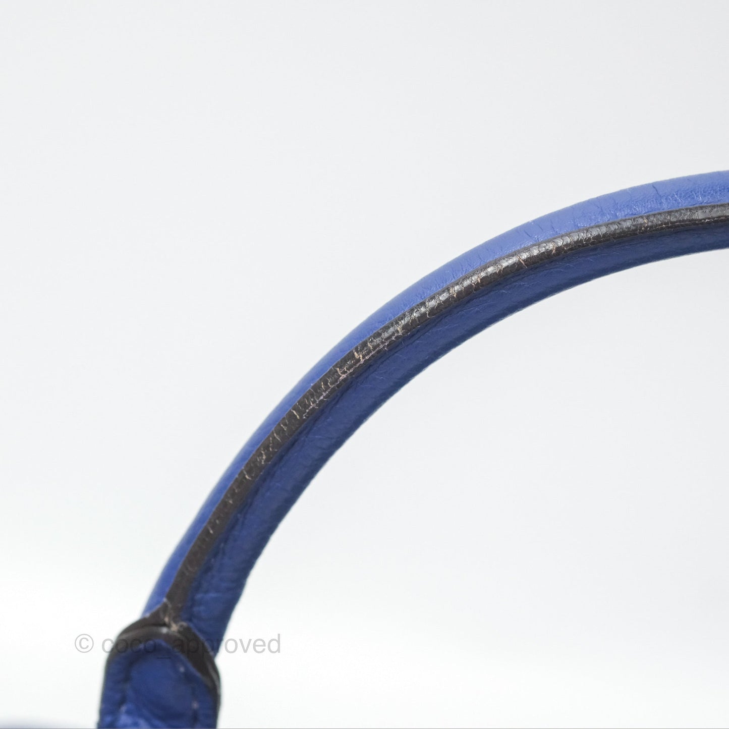 Celine Small Sleek Trapeze Blue Calfskin