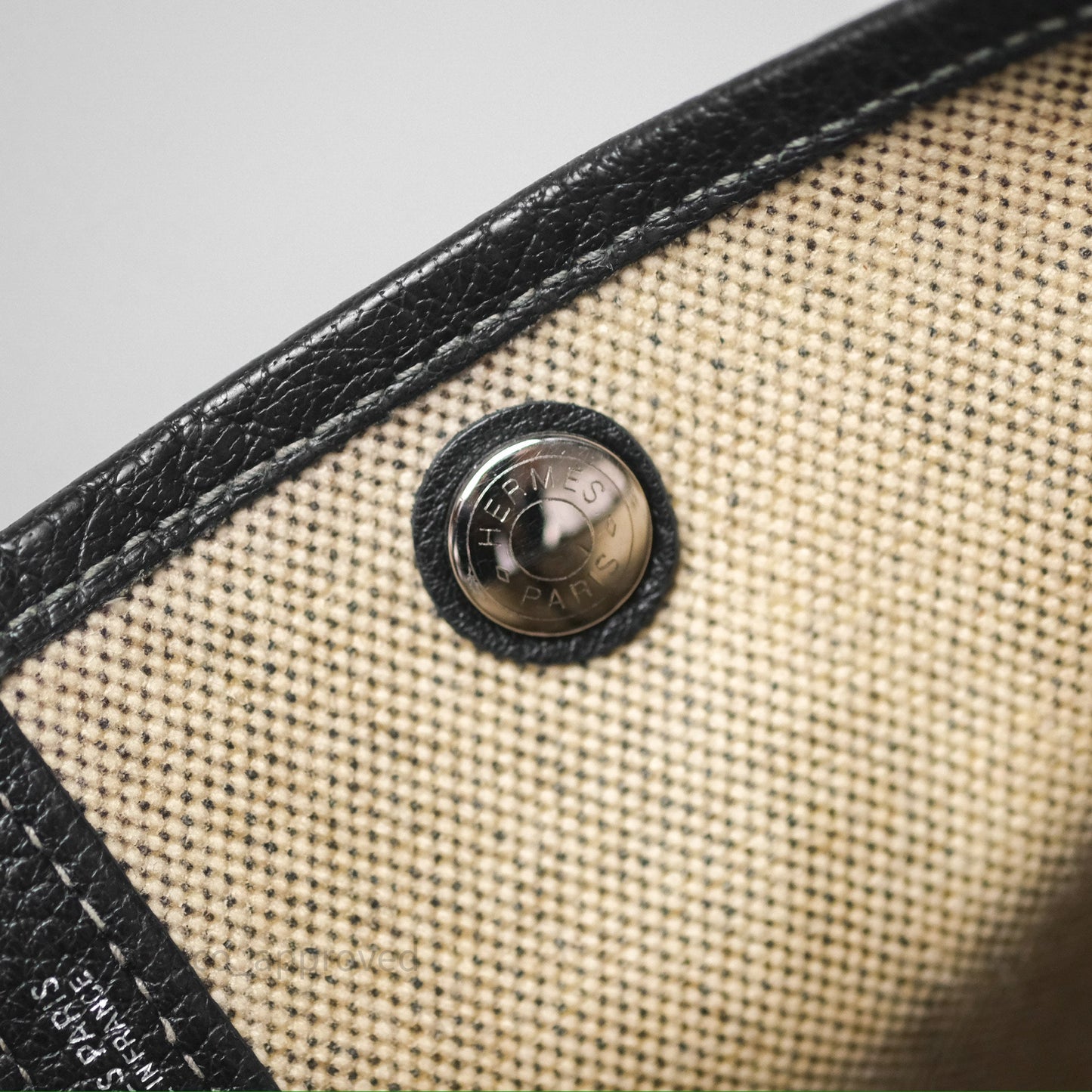 Hermès Garden Party 36 Noir 89 Canvas