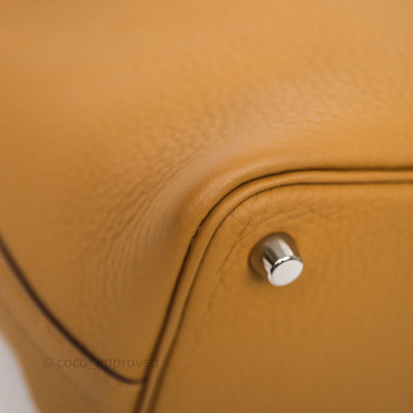 Hermès Picotin Lock 18 Biscuit 4B Clemence Palladium Hardware