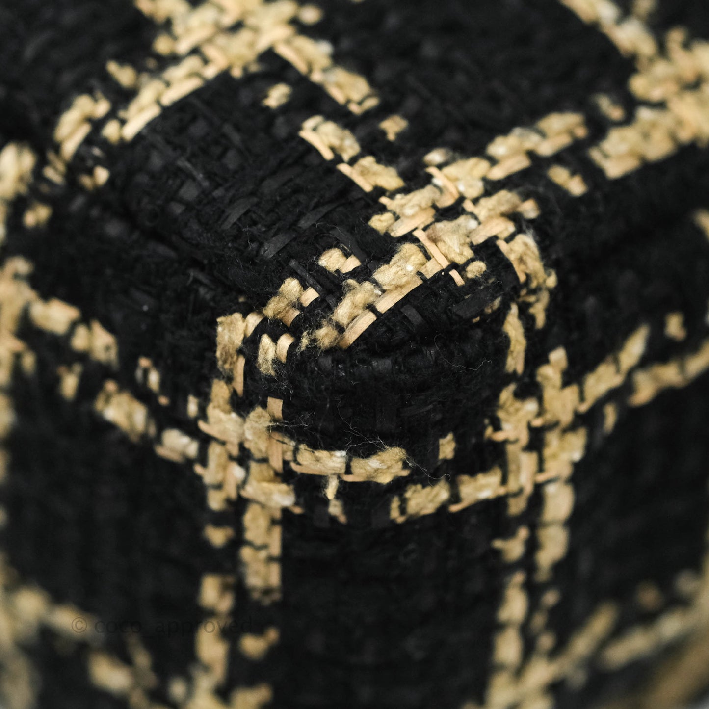 Chanel 19 Small Tweed Black Beige Mixed Hardware
