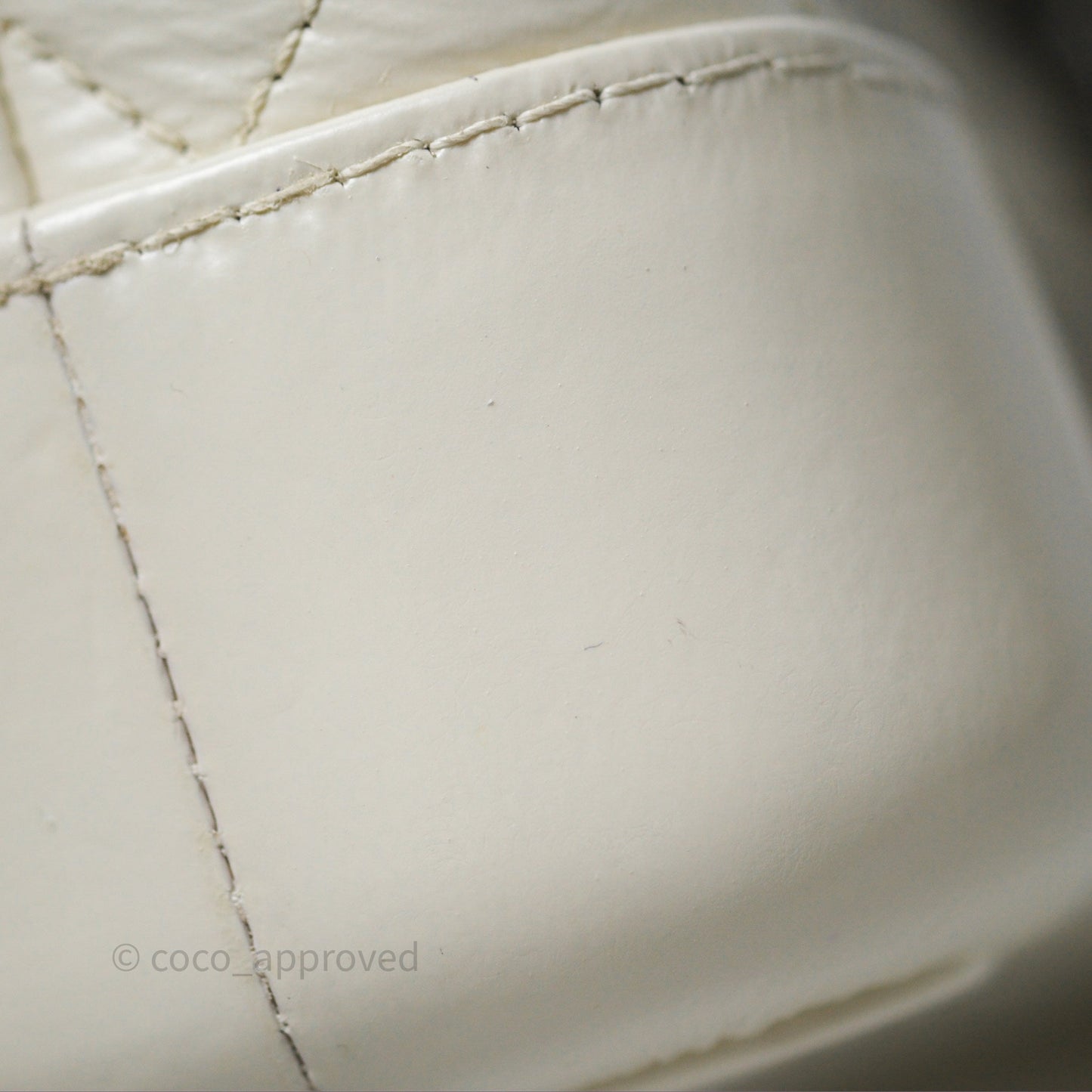 Chanel Small Gabrielle Hobo White Patent Goatskin Mixed Hardware
