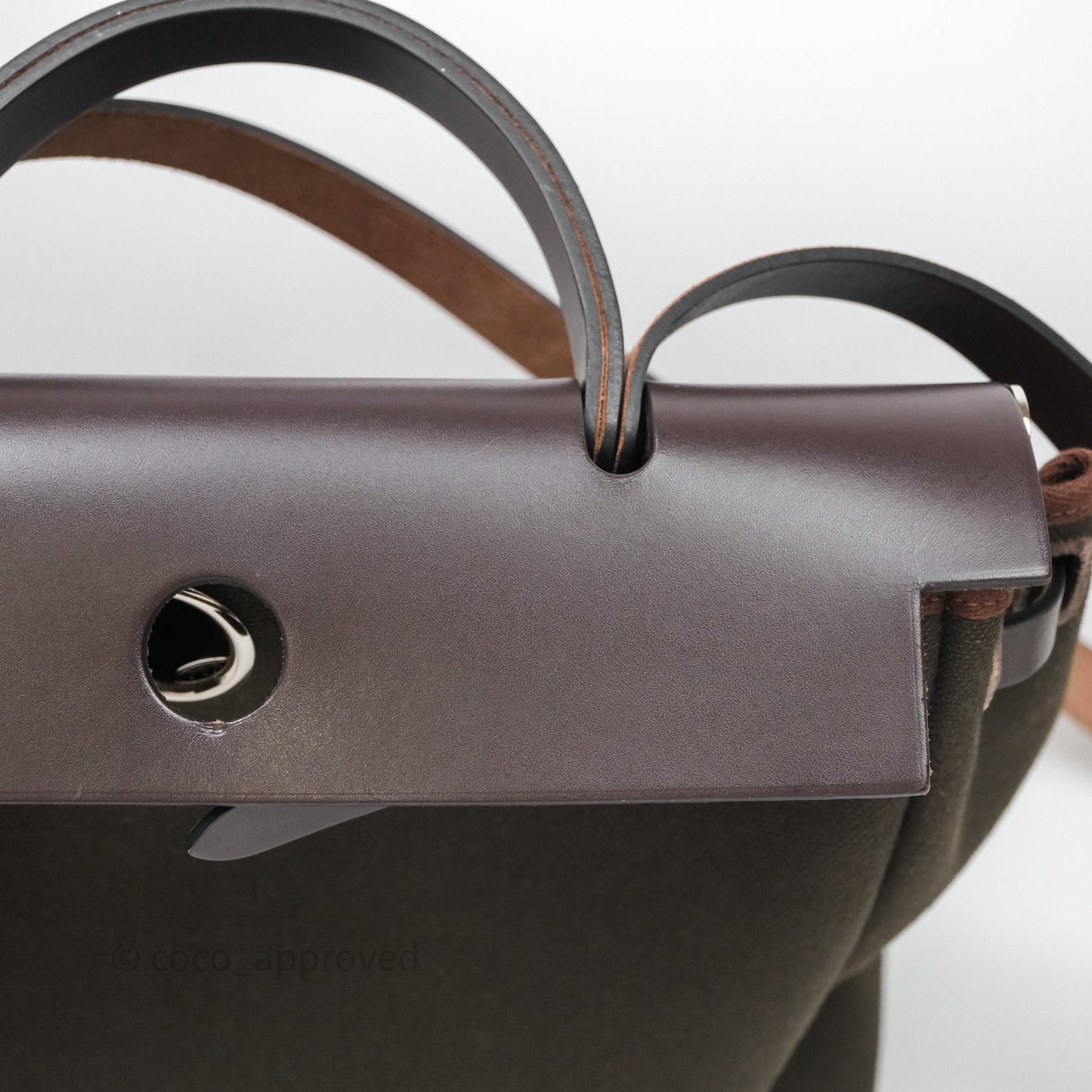 Hermès Herbag Zip 31 Dark Bronze Ebene 46 Palladium Hardware