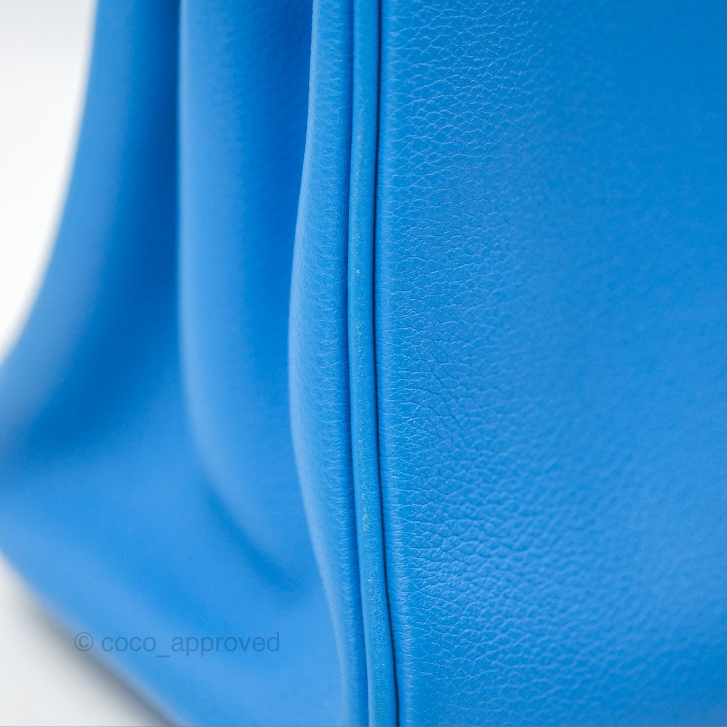 Hermès Retourne Kelly 28 Blue Evercolor Gold Hardware