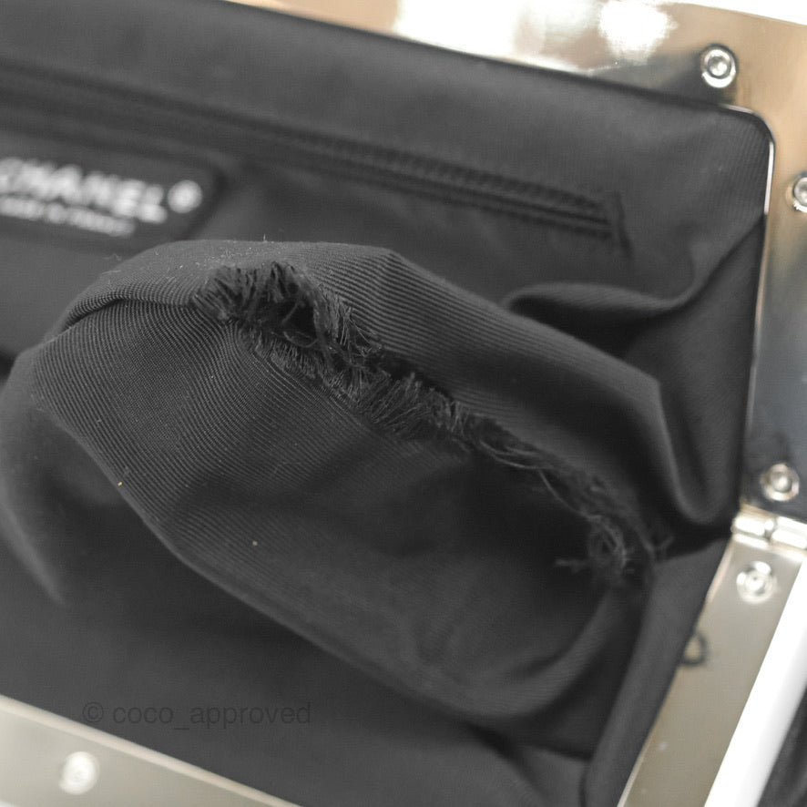 Chanel Puffy Clutch Black