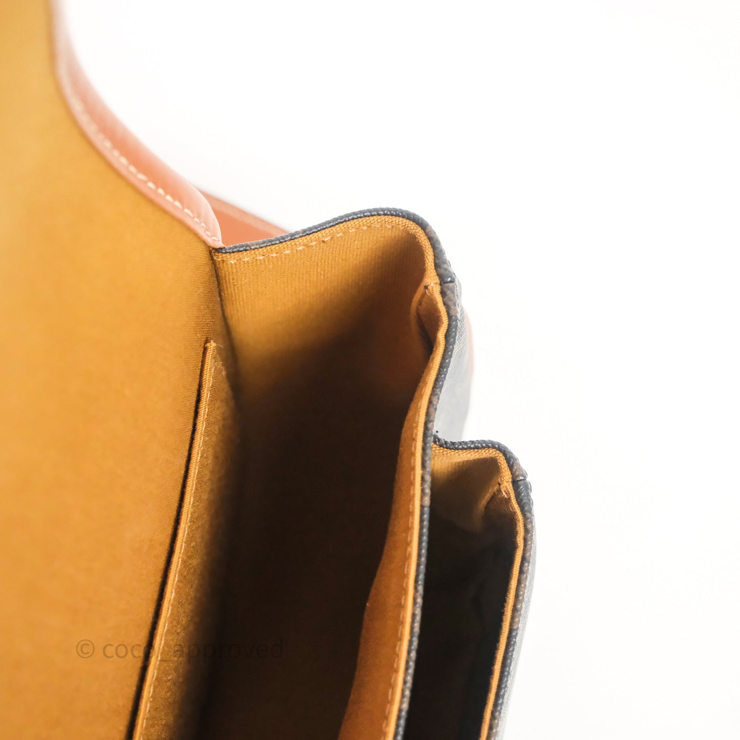 Celine Medium Folco Bag Triomphe Canvas Tan