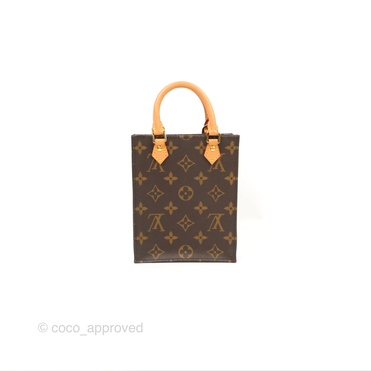 Louis Vuitton Petit Sac Plat Bag Monogram Canvas