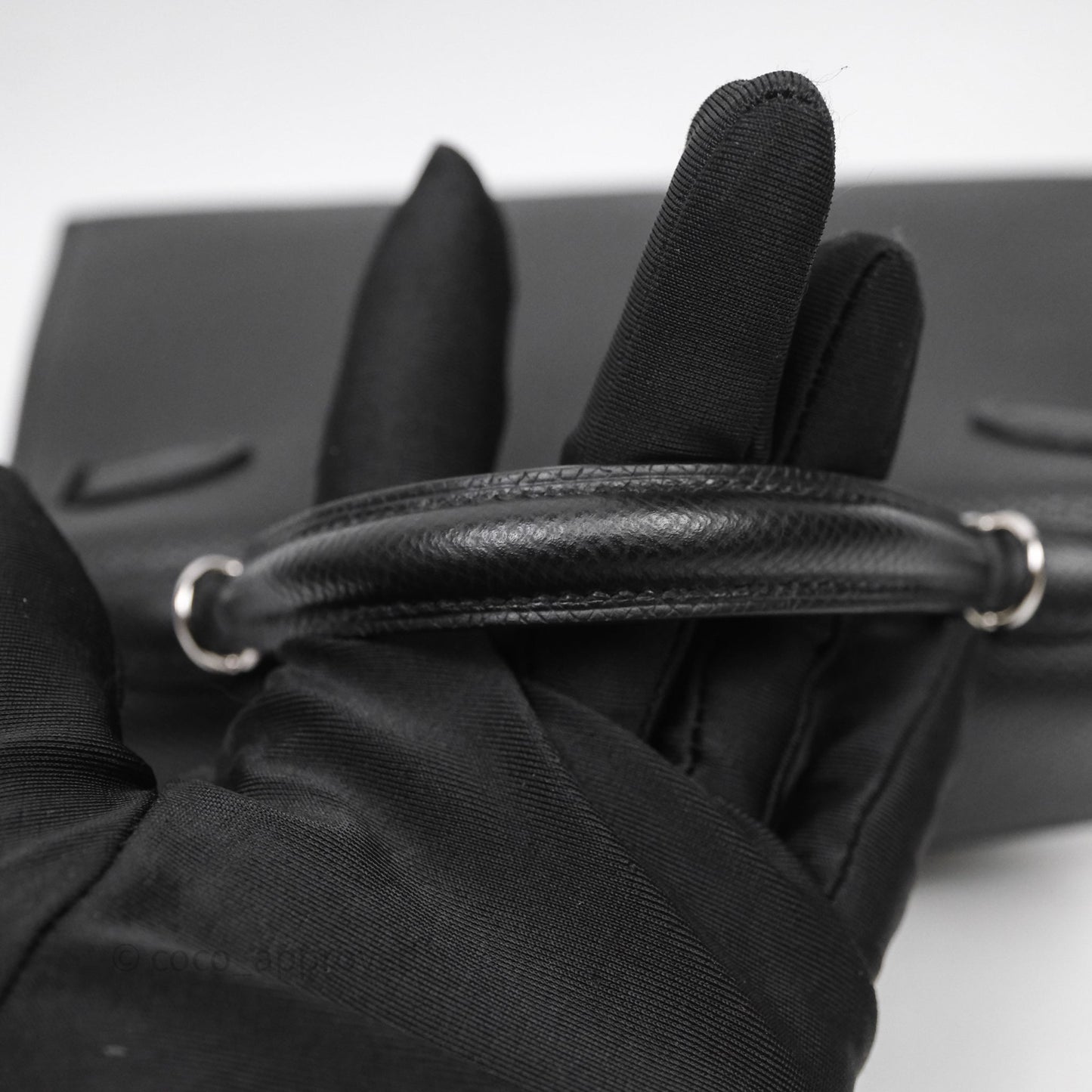 Hermès Mini Kelly Black Noir 89 Epsom Palladium Hardware