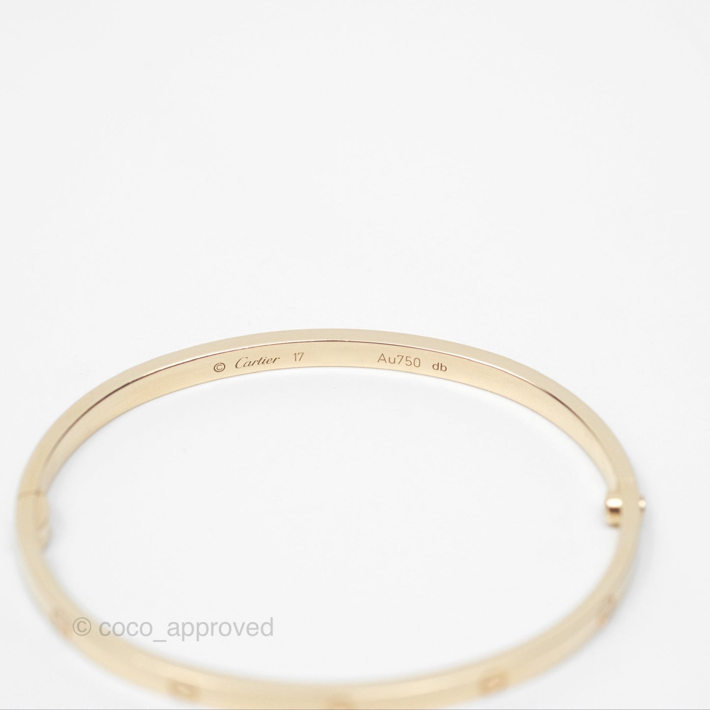 Cartier Small Love Bracelet Yellow Gold