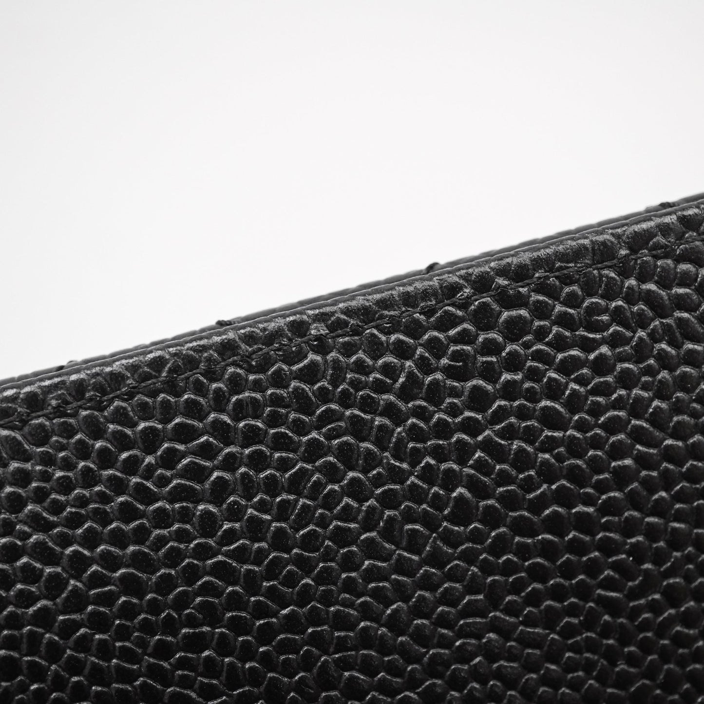 Chanel Classic Medium Flap Quilted Black Caviar Gold Hardware