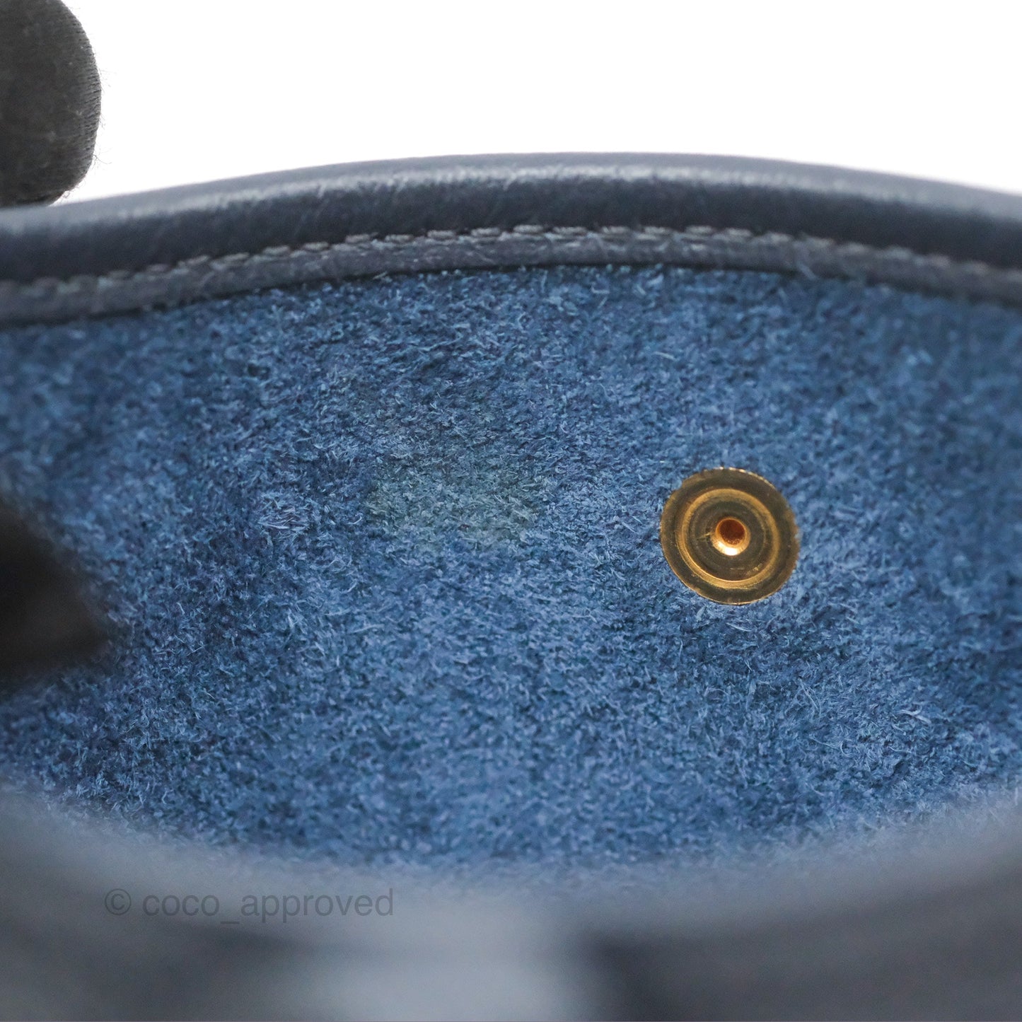 Hermès Mini Evelyne 16 Bleu Nuit 2Z Clemence Gold Hardware