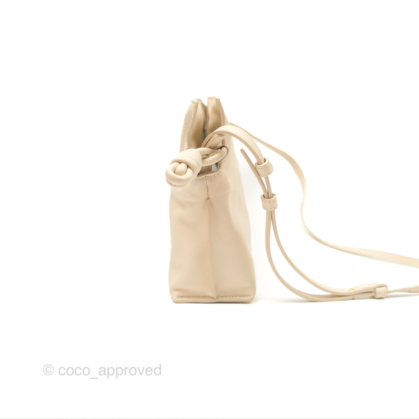 Loewe Mini Nappa Flamenco Clutch Angora