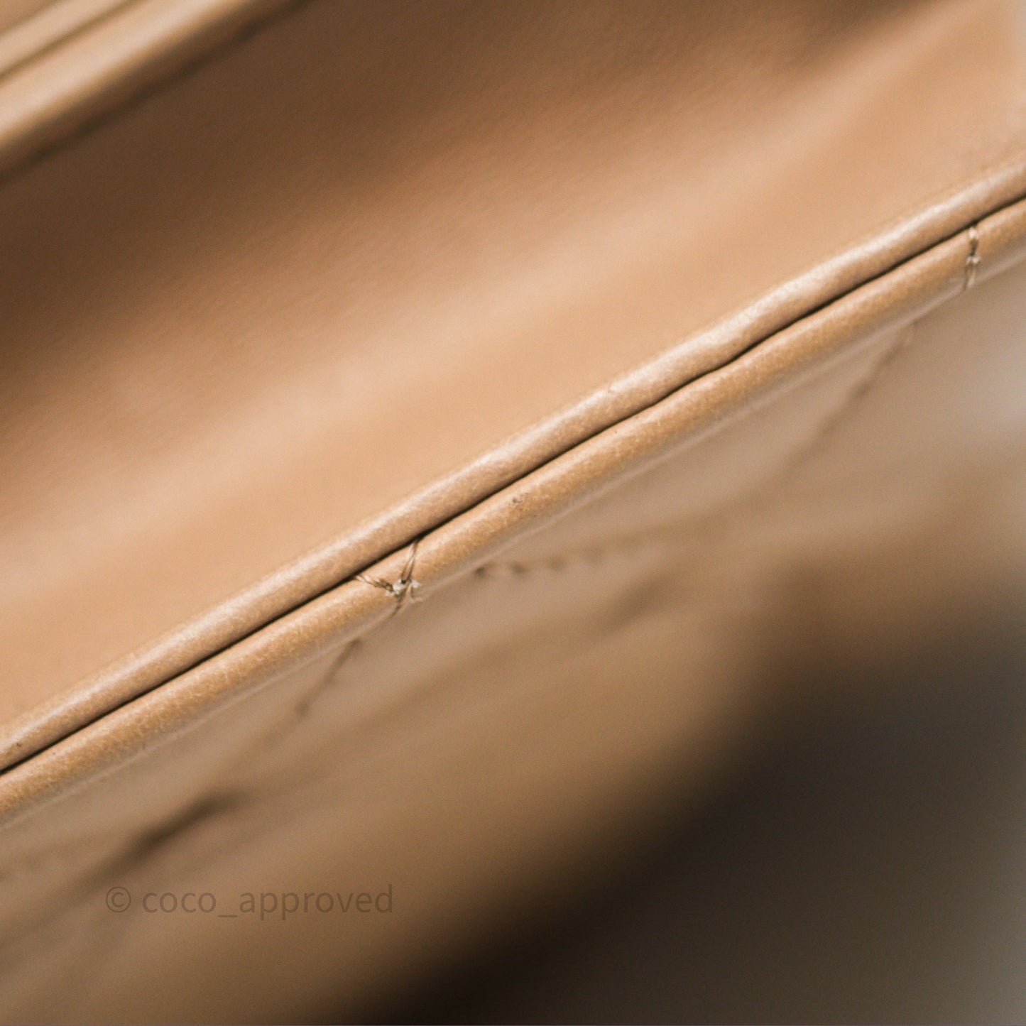 Chanel All Slide Wallet on Chain WOC Adjustable Chain Quilted Beige Lambskin