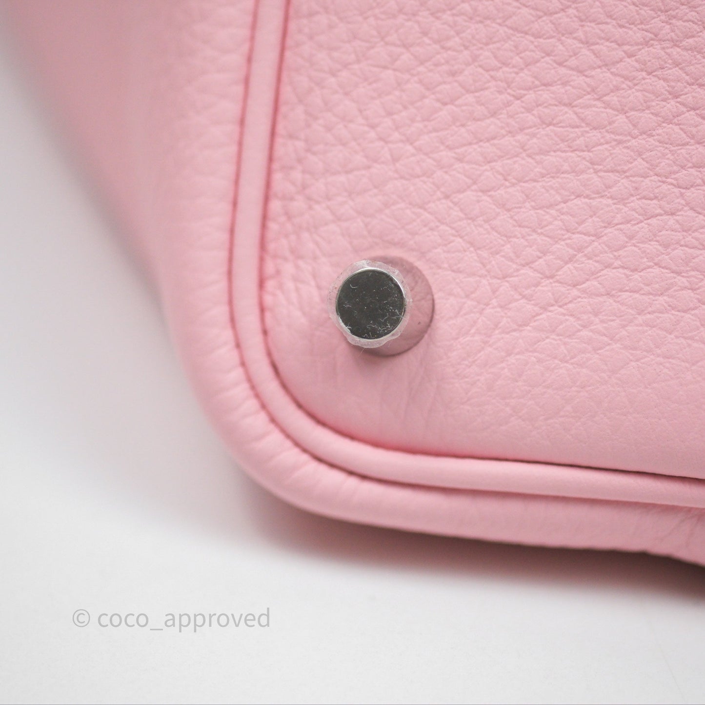 Hermès Picotin 18 Rose Sakura 3Q Clemence Palladium Hardware